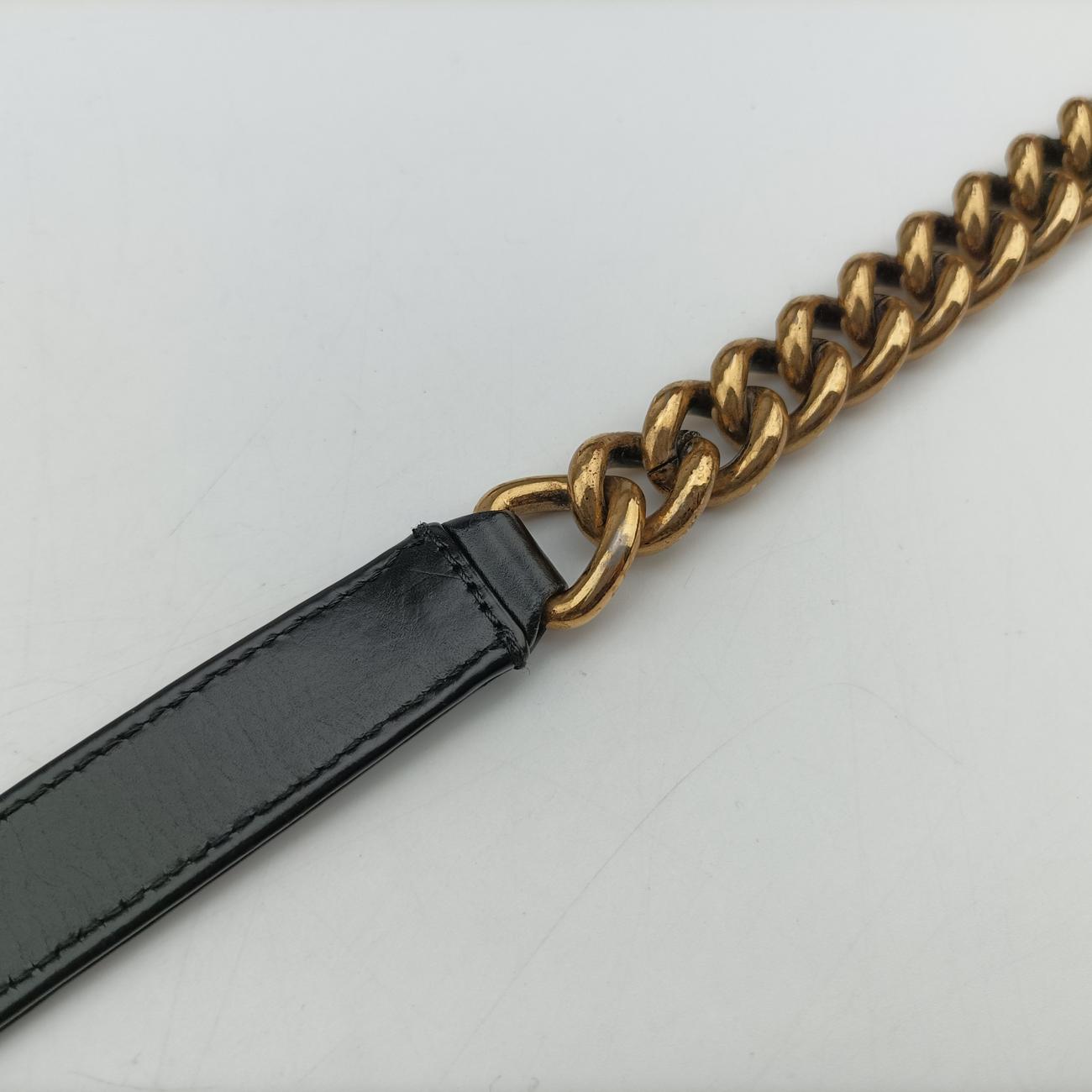 BOY CHANEL Black Leather 15334321ボーイシャネル ブラック レザー A66713 15334321