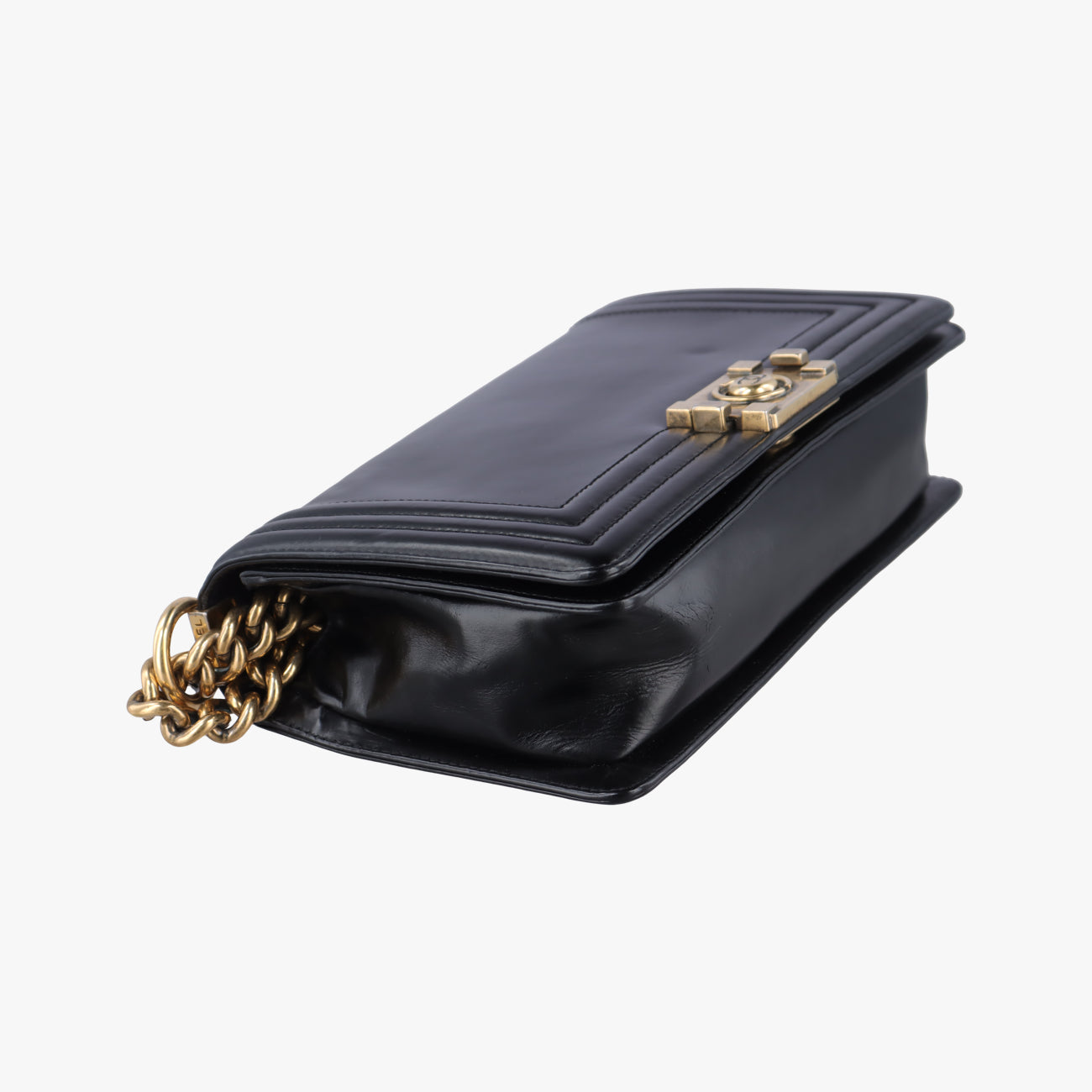 BOY CHANEL Black Leather 15334321ボーイシャネル ブラック レザー A66713 15334321