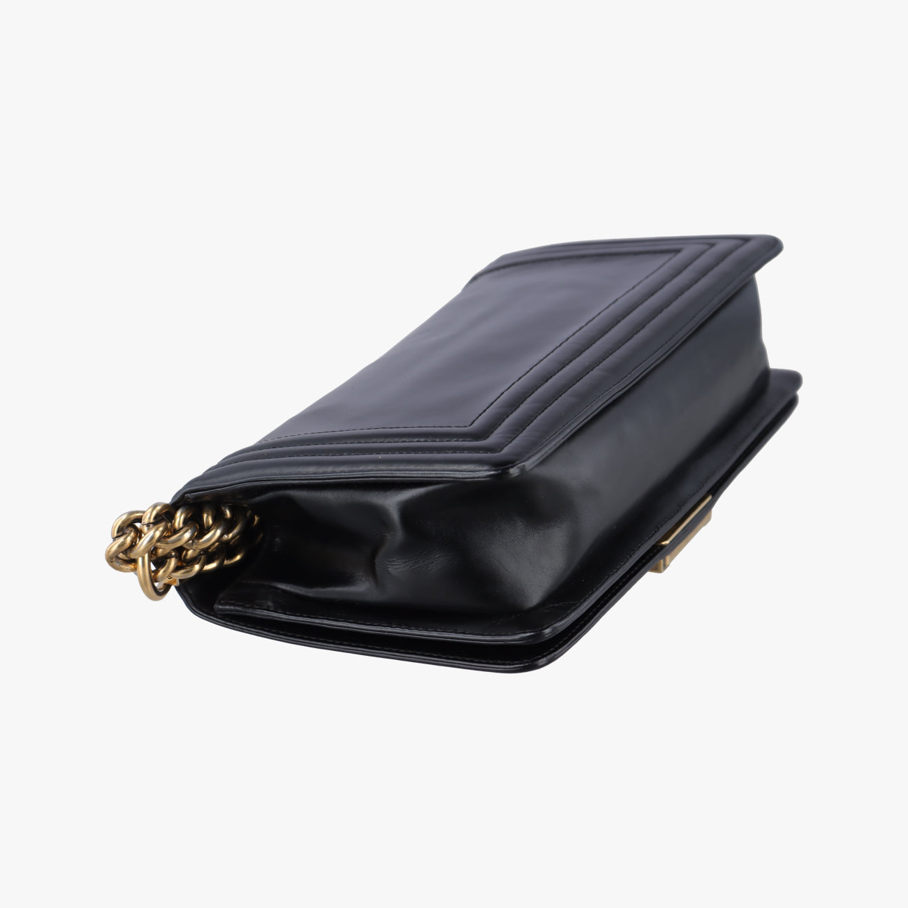 BOY CHANEL Black Leather 15334321ボーイシャネル ブラック レザー A66713 15334321