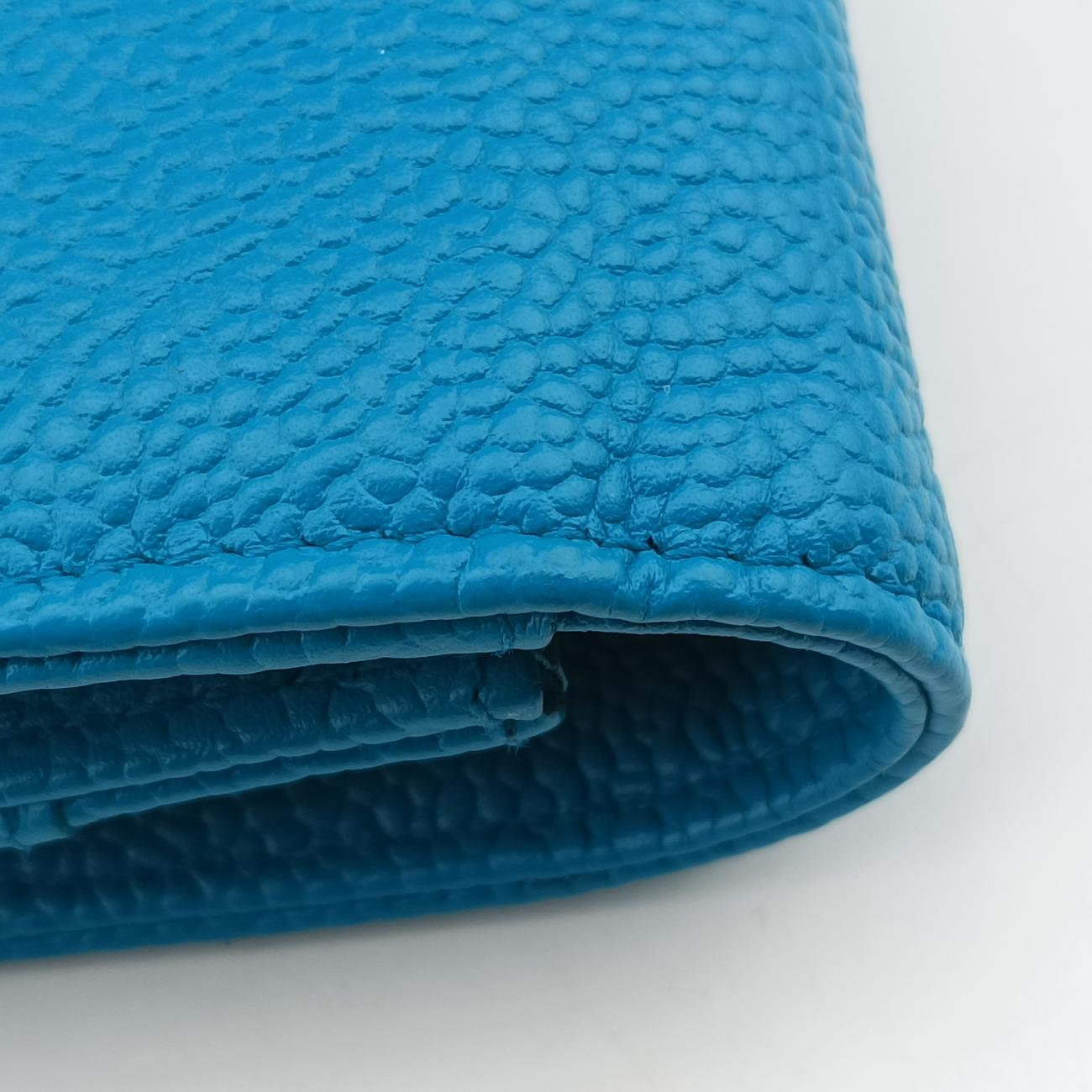 Caviar Wallet Chain Blue Leather A68872 17898763キャビア ウォレット チェーン ブルー レザー A68872 17898763