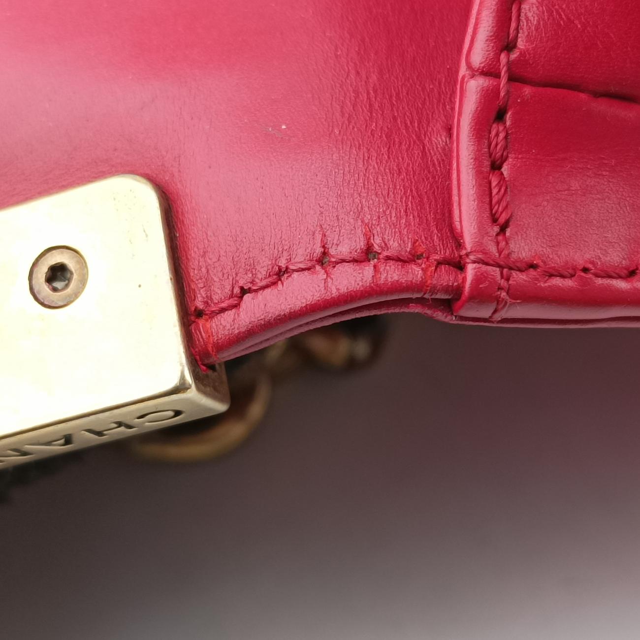 BOY CHANEL Red Leather A66713 15642304ボーイシャネル レッド レザー A66713 15642304