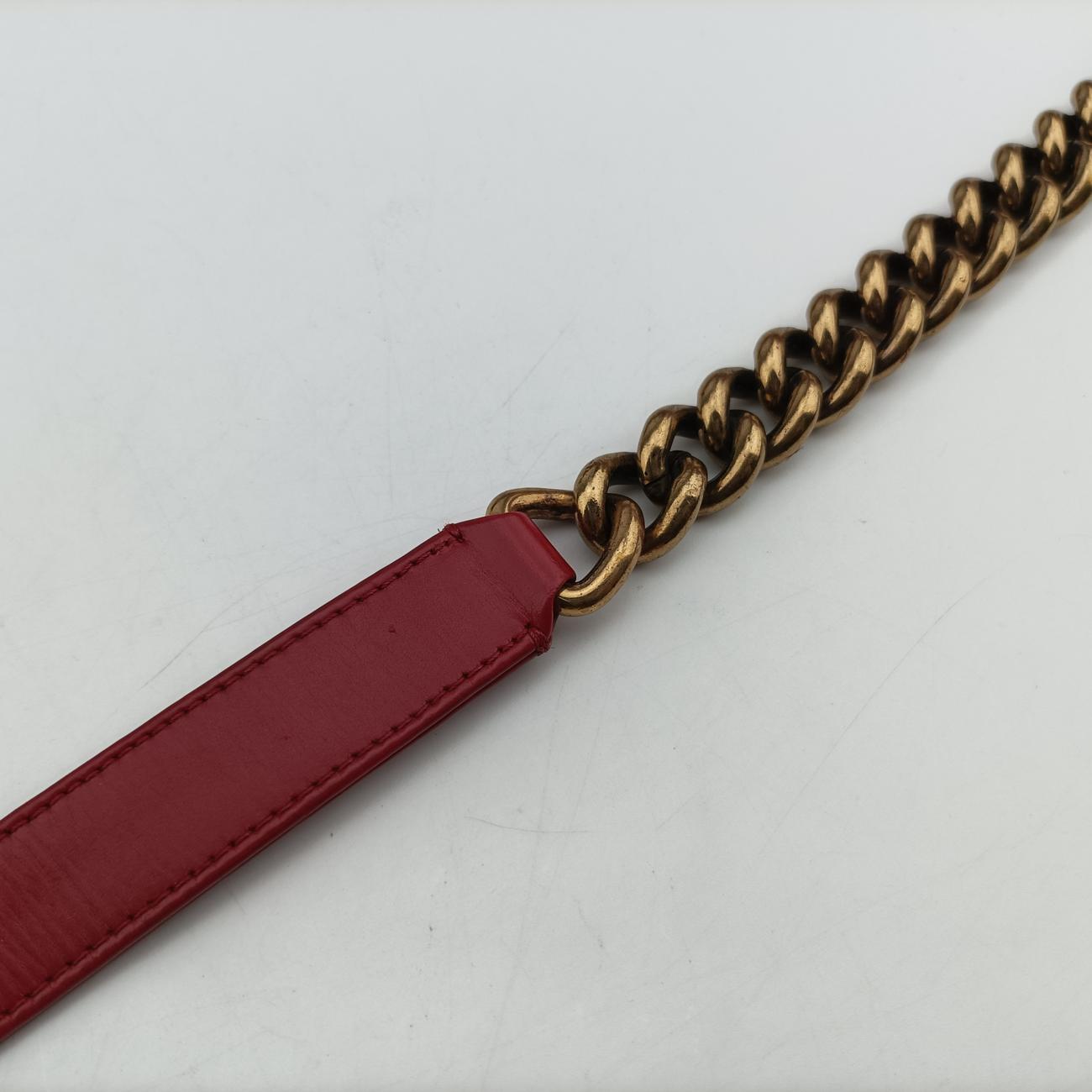 BOY CHANEL Red Leather A66713 15642304ボーイシャネル レッド レザー A66713 15642304