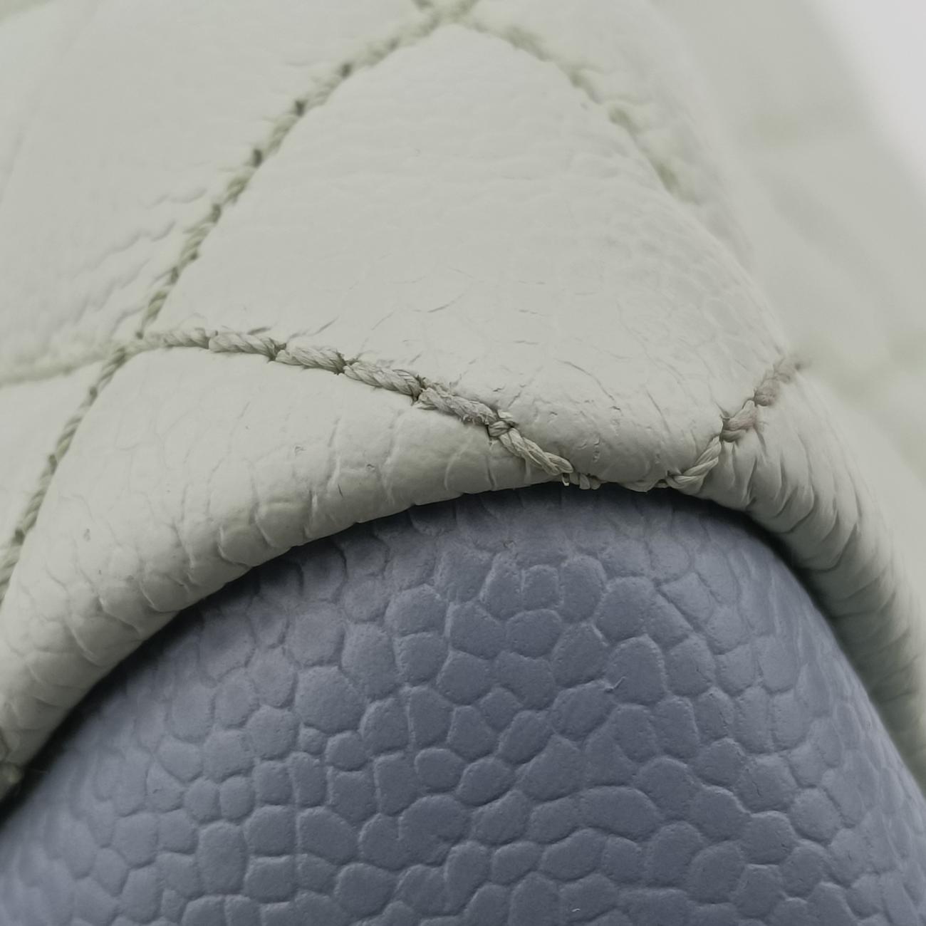 Mademoiselle Bowling White x Blue x Light Green Leather 17737102マドモアゼル ボーリング ホワイト×ブルー×ライトグリーン レザー A67641 17737102