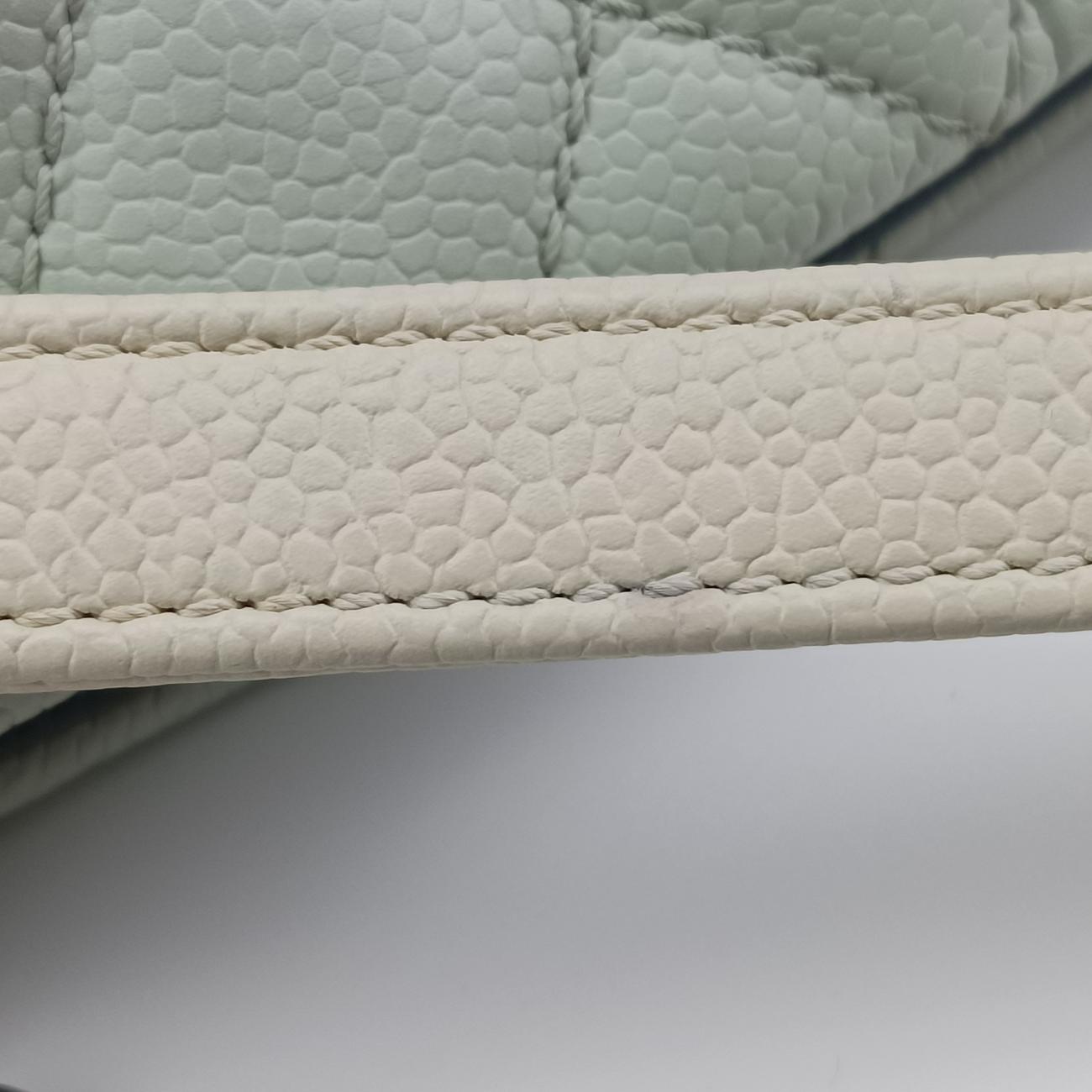 Mademoiselle Bowling White x Blue x Light Green Leather 17737102マドモアゼル ボーリング ホワイト×ブルー×ライトグリーン レザー A67641 17737102