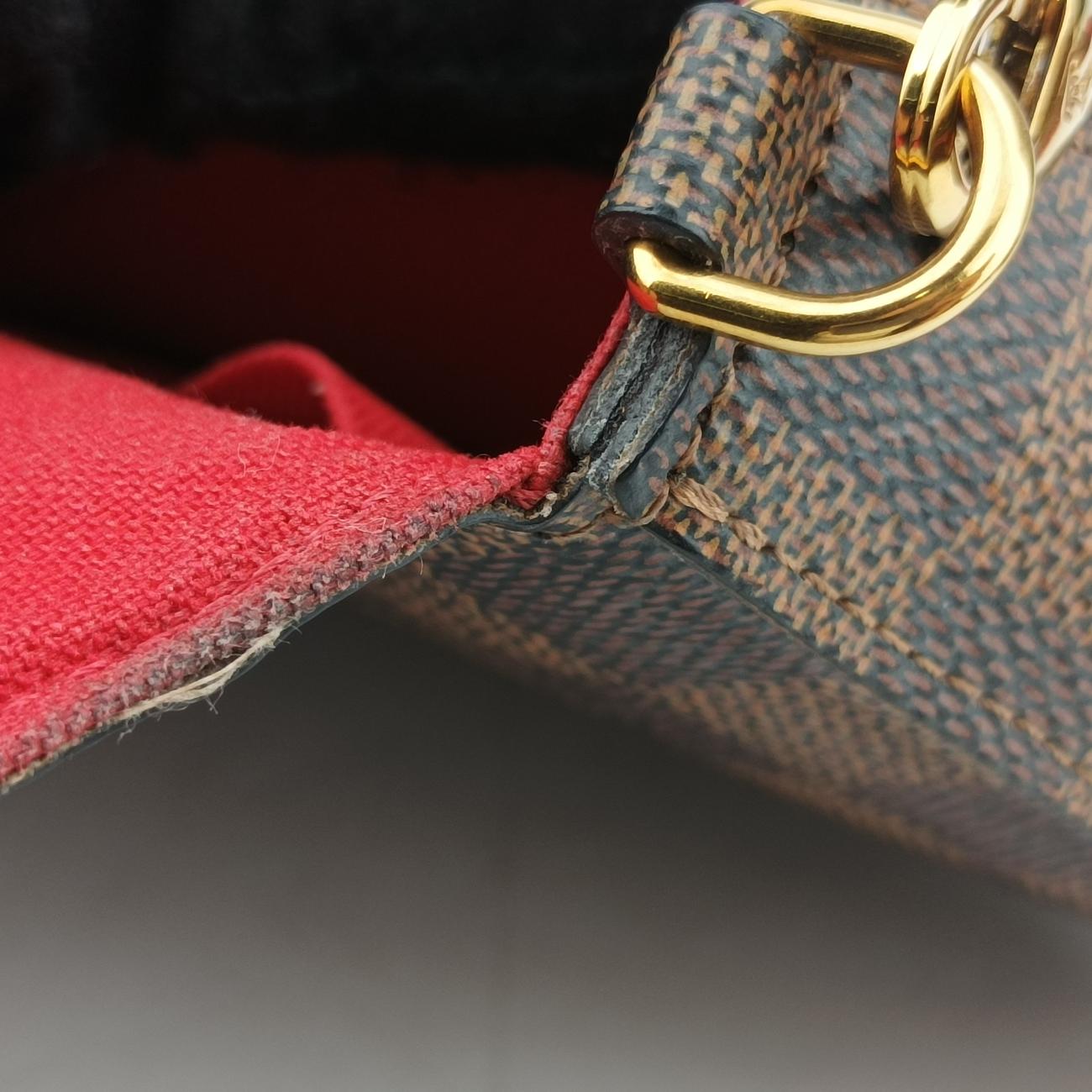 Pochette FéLICIE EBENE Damier Canvas N63032 ICチップポシェットフェリシー エベーヌ ダミエキャンバス N63032 ICチップ