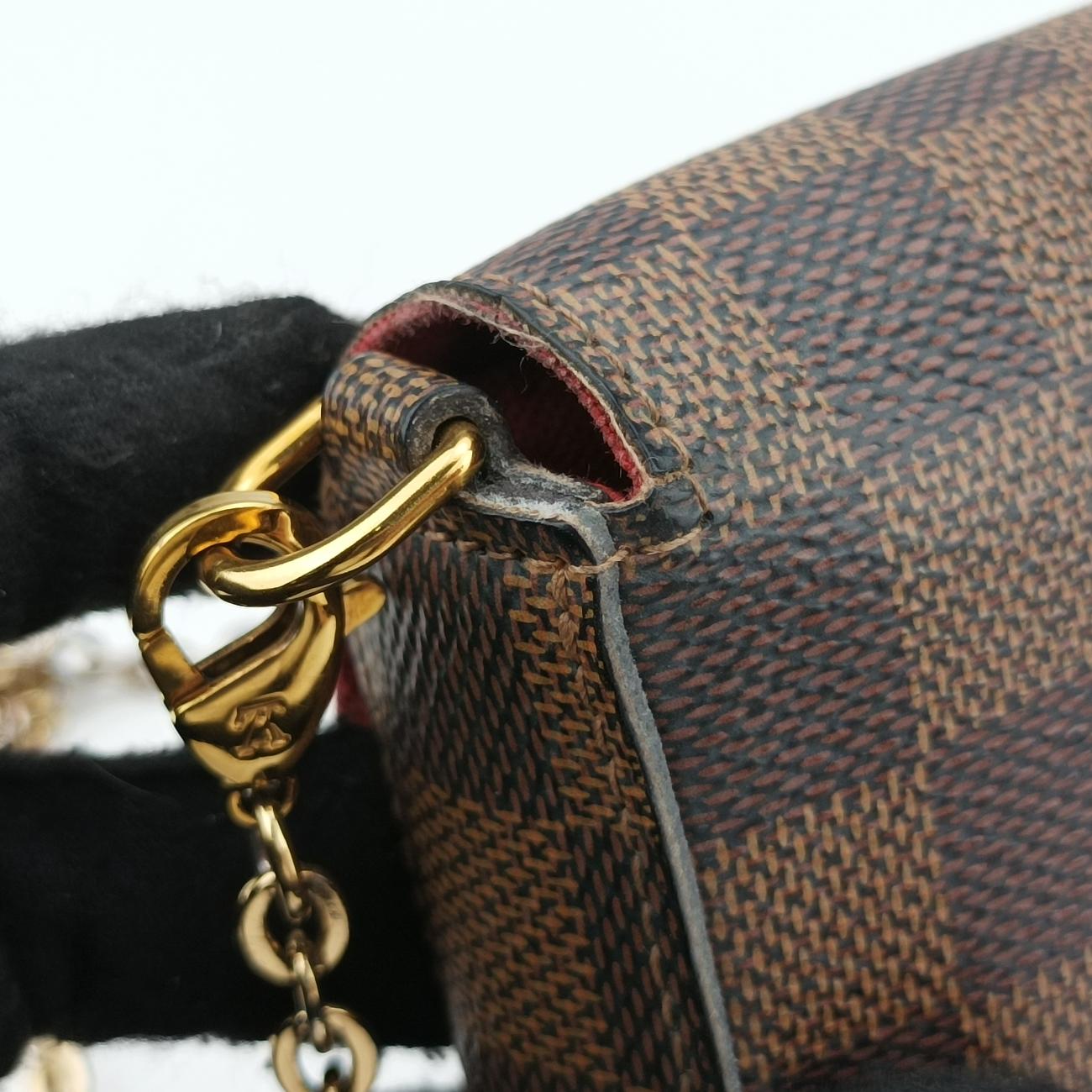 Pochette FéLICIE EBENE Damier Canvas N63032 ICチップポシェットフェリシー エベーヌ ダミエキャンバス N63032 ICチップ