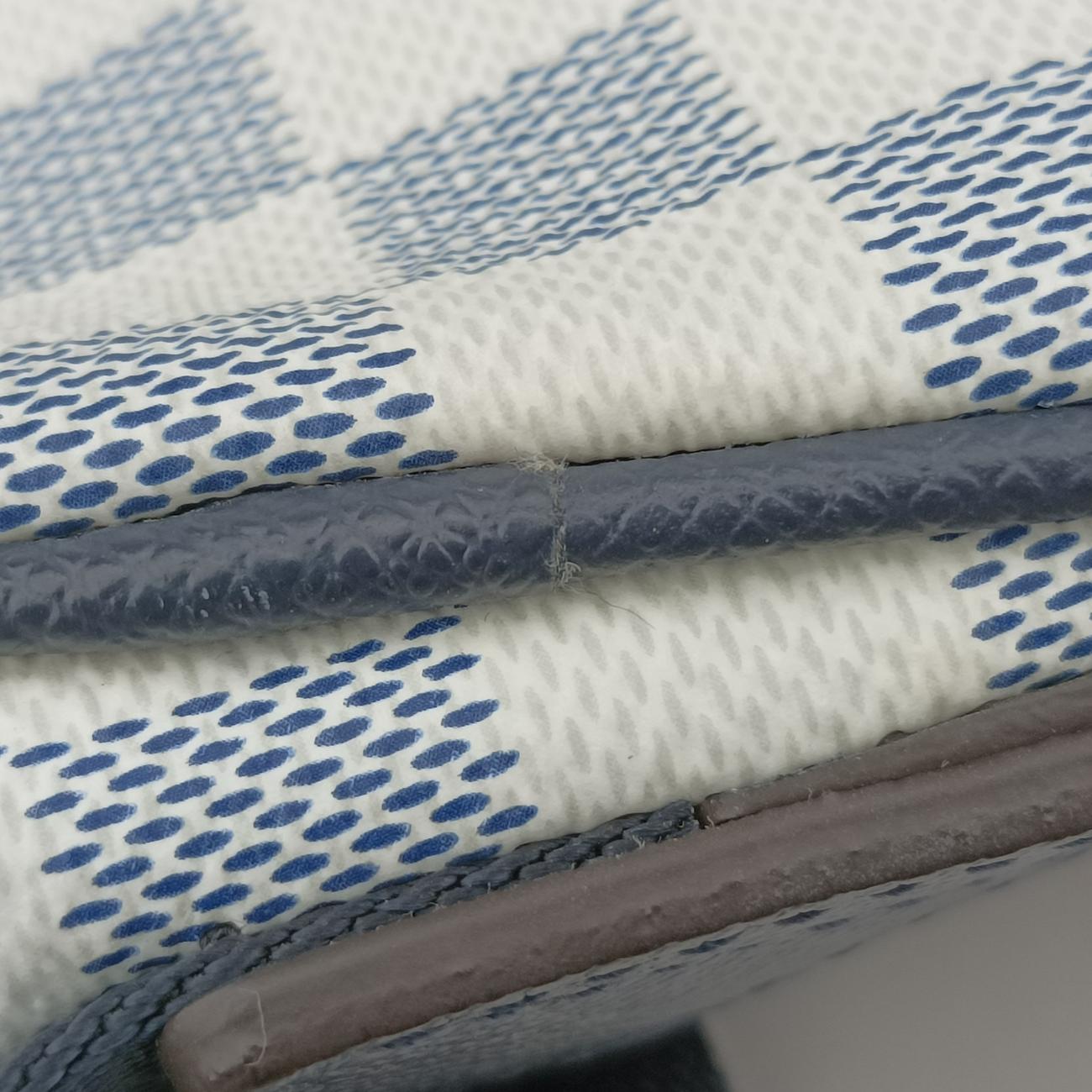 Damier Coast Match Point MessengerAzurPVC Coated Canvas Damié CoastN40019GI1178ダミエ コースト マッチポイントメッセンジャーアズールPVCコーティングキャンバス ダミエ コーストN40019GI1178