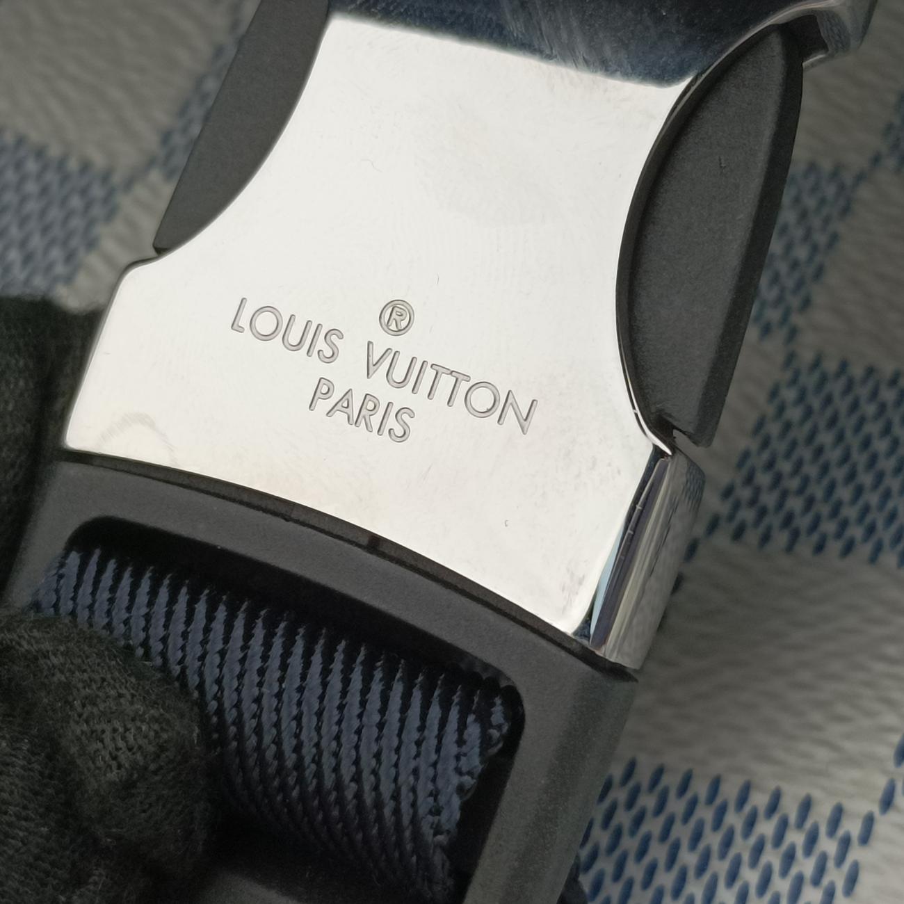 Damier Coast Match Point MessengerAzurPVC Coated Canvas Damié CoastN40019GI1178ダミエ コースト マッチポイントメッセンジャーアズールPVCコーティングキャンバス ダミエ コーストN40019GI1178