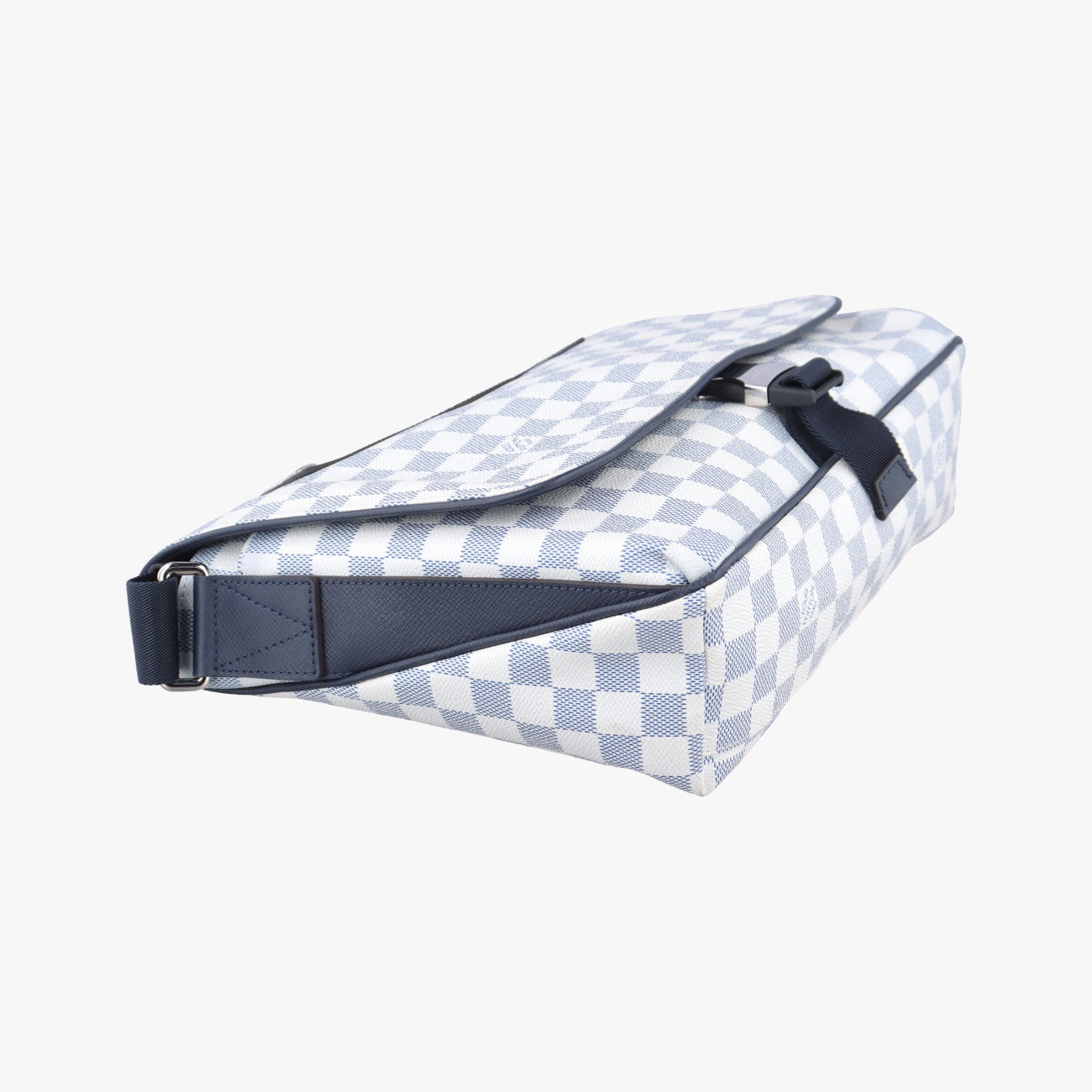 Damier Coast Match Point MessengerAzurPVC Coated Canvas Damié CoastN40019GI1178ダミエ コースト マッチポイントメッセンジャーアズールPVCコーティングキャンバス ダミエ コーストN40019GI1178