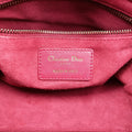 Lady Dior Red lambskin 28-MA-0137レディディオール レッド ラムスキン 28-MA-0137