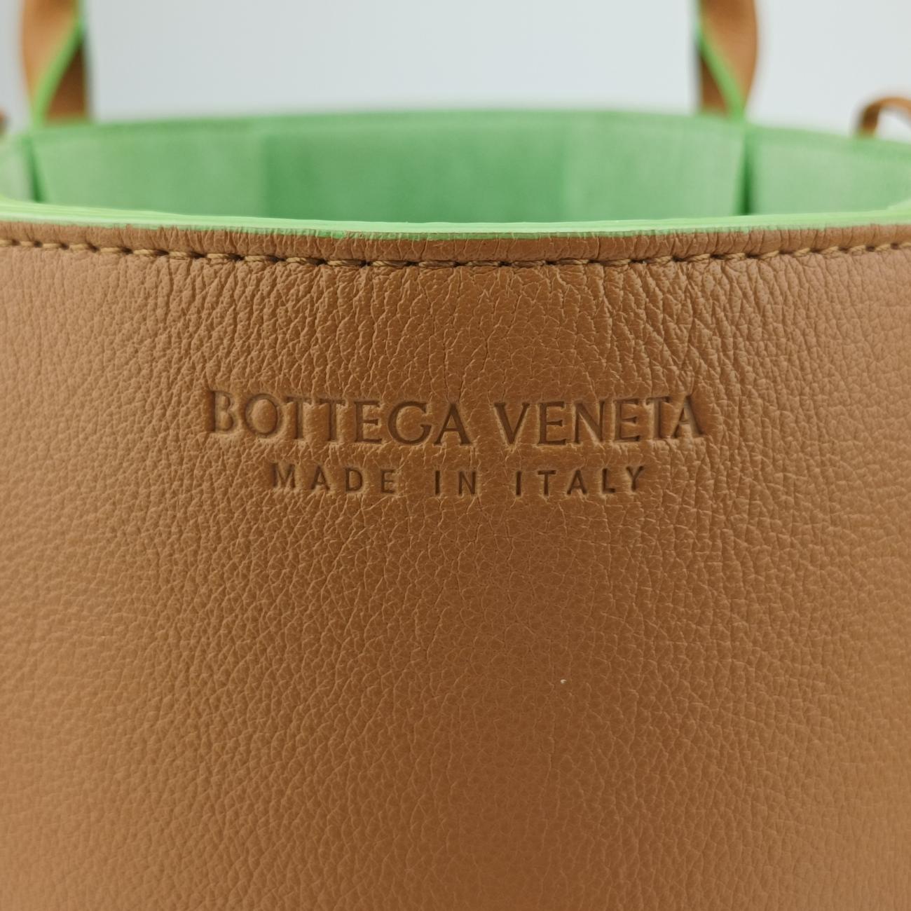 THE ARCO Tote Brown lambskin B10050034Cミディアム ザ アルコ トート ブラウン ラムスキン B10050034C