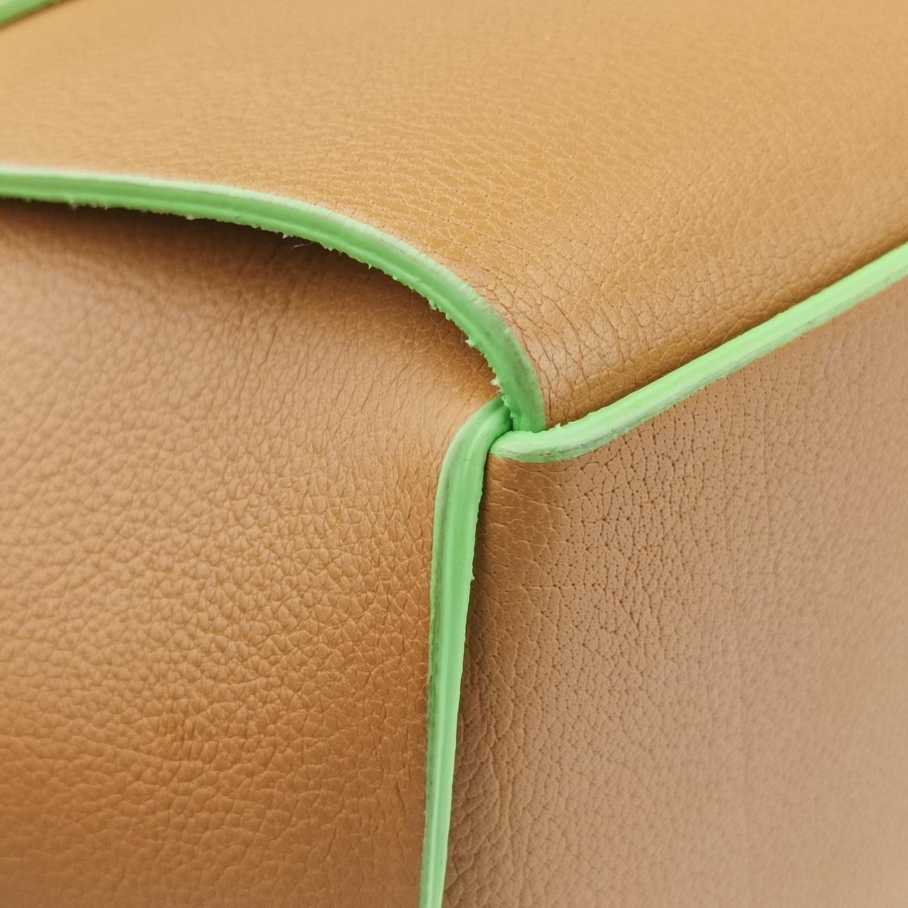 THE ARCO Tote Brown lambskin B10050034Cミディアム ザ アルコ トート ブラウン ラムスキン B10050034C