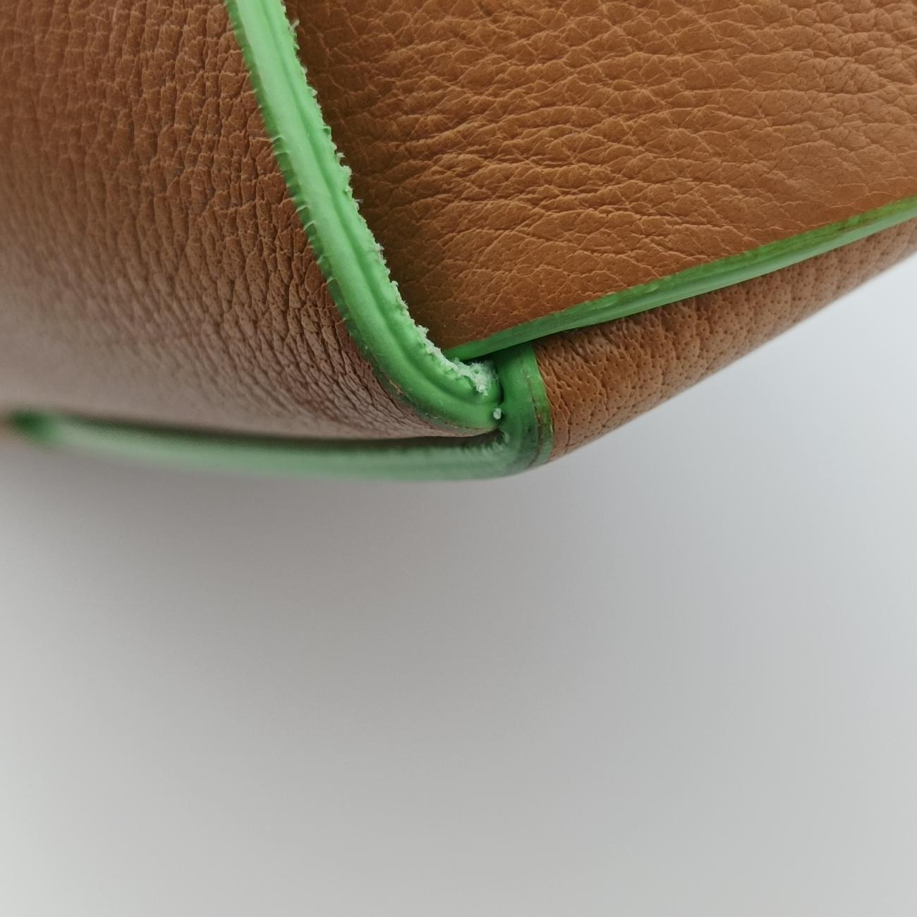 THE ARCO Tote Brown lambskin B10050034Cミディアム ザ アルコ トート ブラウン ラムスキン B10050034C