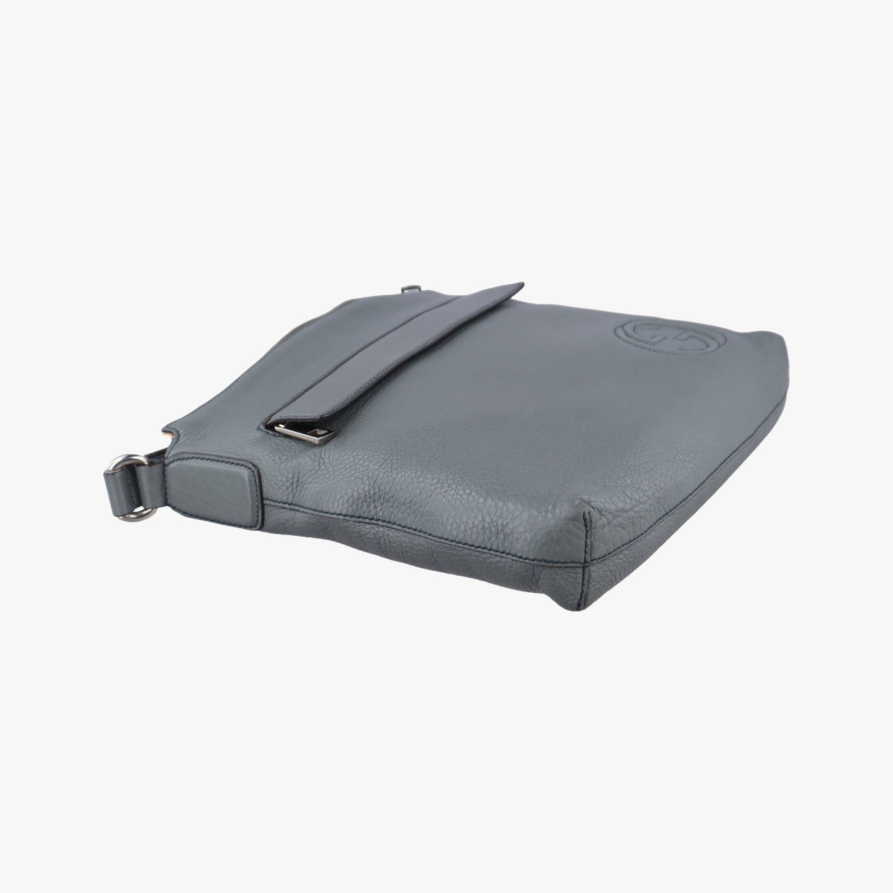 Interlocking G Logo Soho Messenger Grey Leather 322059 A016476622インターロッキングG ソーホー メッセンジャー グレー レザー 322059 A016476622