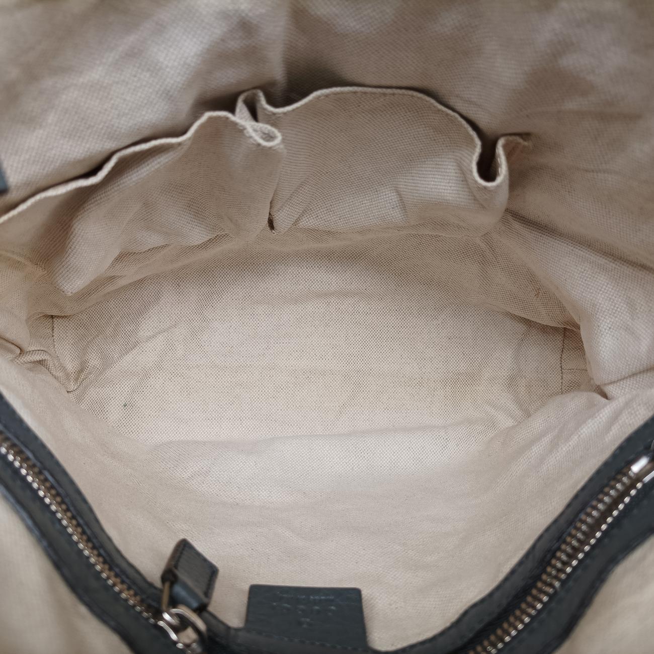 Interlocking G Logo Soho Messenger Grey Leather 322059 A016476622インターロッキングG ソーホー メッセンジャー グレー レザー 322059 A016476622