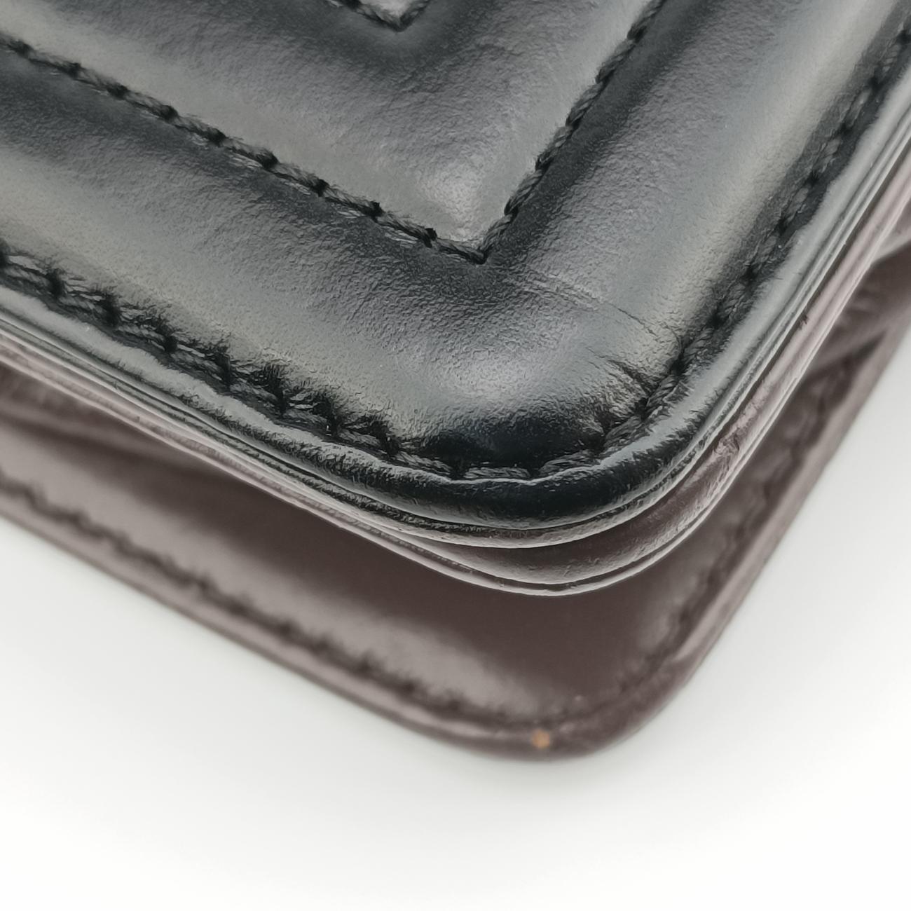 BOY CHANEL Black×Brown Leather A66713 15337426ボーイシャネル ブラック×ブラウン レザー A66713 15337426