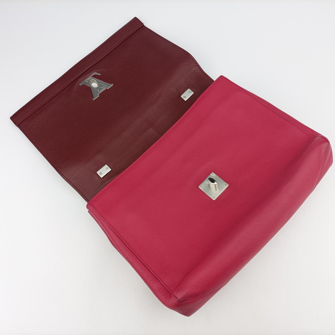 Lockme 2Pink×BurgundyleatherDU4165ロックミーIIピンク×ワインレッドレザーDU4165