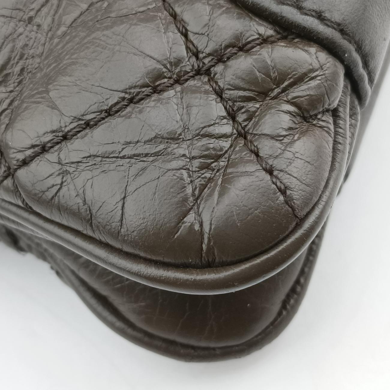 Double ZipOlive BrownlambskinA6731217057276ダブルジップオリーブブラウンラムスキンA6731217057276