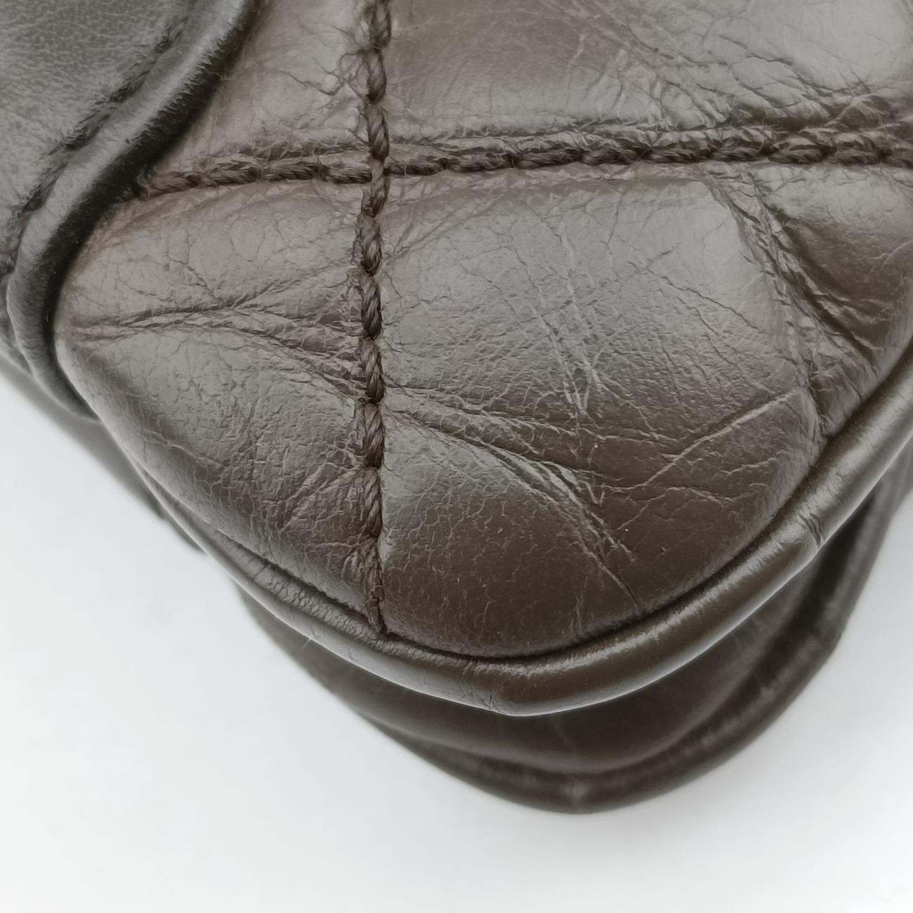 Double ZipOlive BrownlambskinA6731217057276ダブルジップオリーブブラウンラムスキンA6731217057276