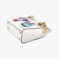 Niki de Saint Phalle Lady Dior White×multicolor Leather 04-MA-1127ニキ ドゥ サンファル レディ ディオール ホワイト×マルチカラー レザー 04-MA-1127
