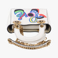 Niki de Saint Phalle Lady Dior White×multicolor Leather 04-MA-1127ニキ ドゥ サンファル レディ ディオール ホワイト×マルチカラー レザー 04-MA-1127
