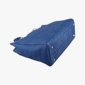 Medium Cannage Grained Blue Leather 01-RU-0166ミディアムカナージュグレイン ブルー レザー 01-RU-0166