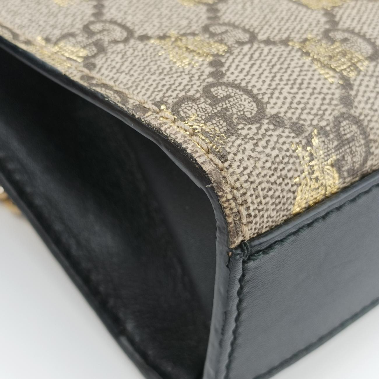 Padlock Brown PVC coated canvas 409487 E025251503パドロック ブラウン PVCコーティングキャンバス 409487 E025251503