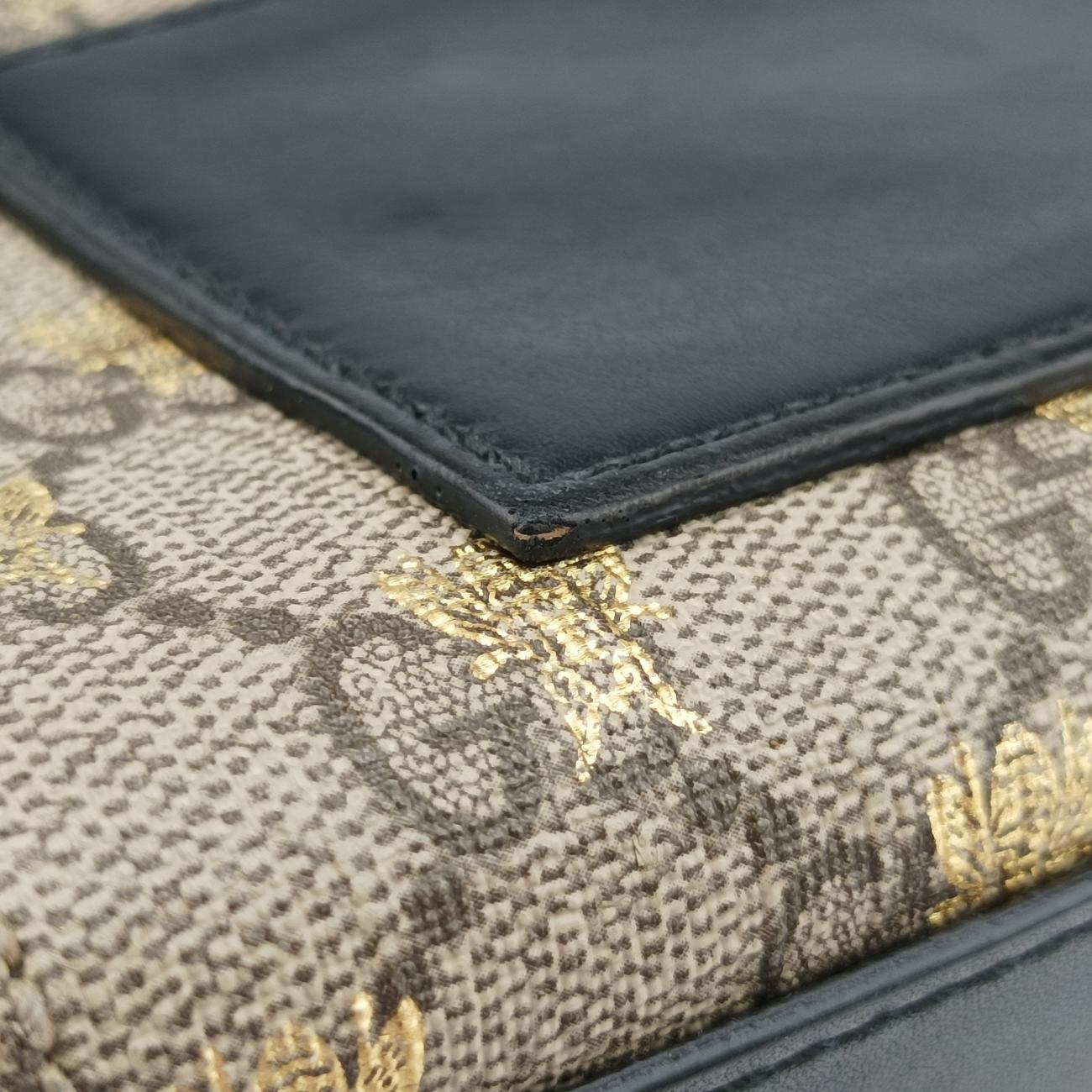 Padlock Brown PVC coated canvas 409487 E025251503パドロック ブラウン PVCコーティングキャンバス 409487 E025251503