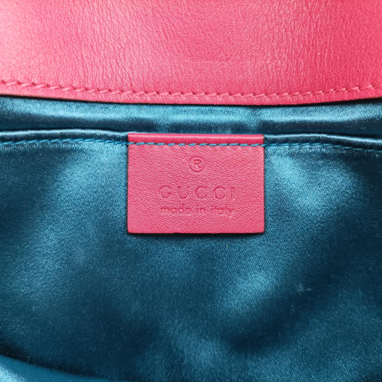 GG Marmont Pink velour 446744 A023545213GGマーモント ピンク ベロア 446744 A023545213