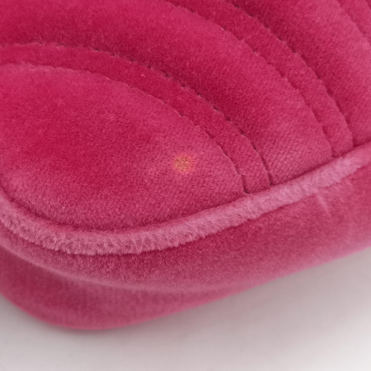 GG Marmont Pink velour 446744 A023545213GGマーモント ピンク ベロア 446744 A023545213