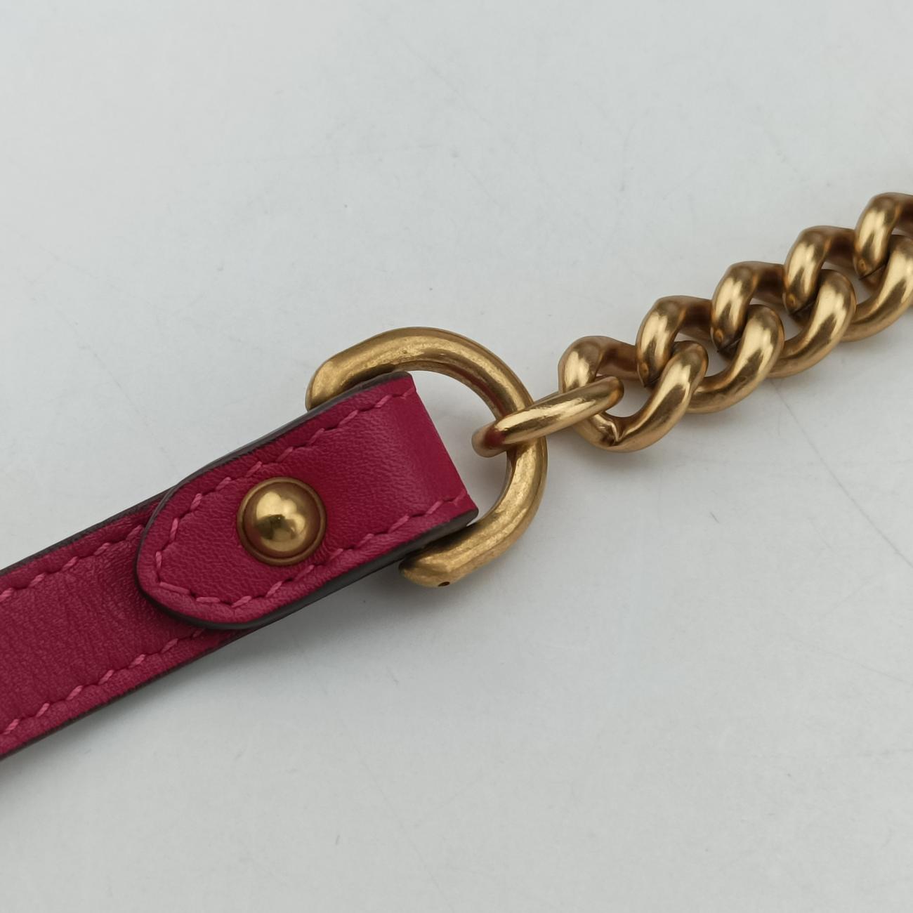 GG Marmont Pink velour 446744 A023545213GGマーモント ピンク ベロア 446744 A023545213