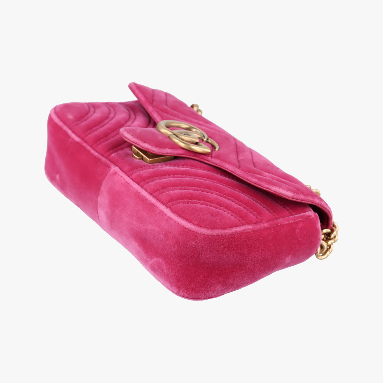 GG Marmont Pink velour 446744 A023545213GGマーモント ピンク ベロア 446744 A023545213