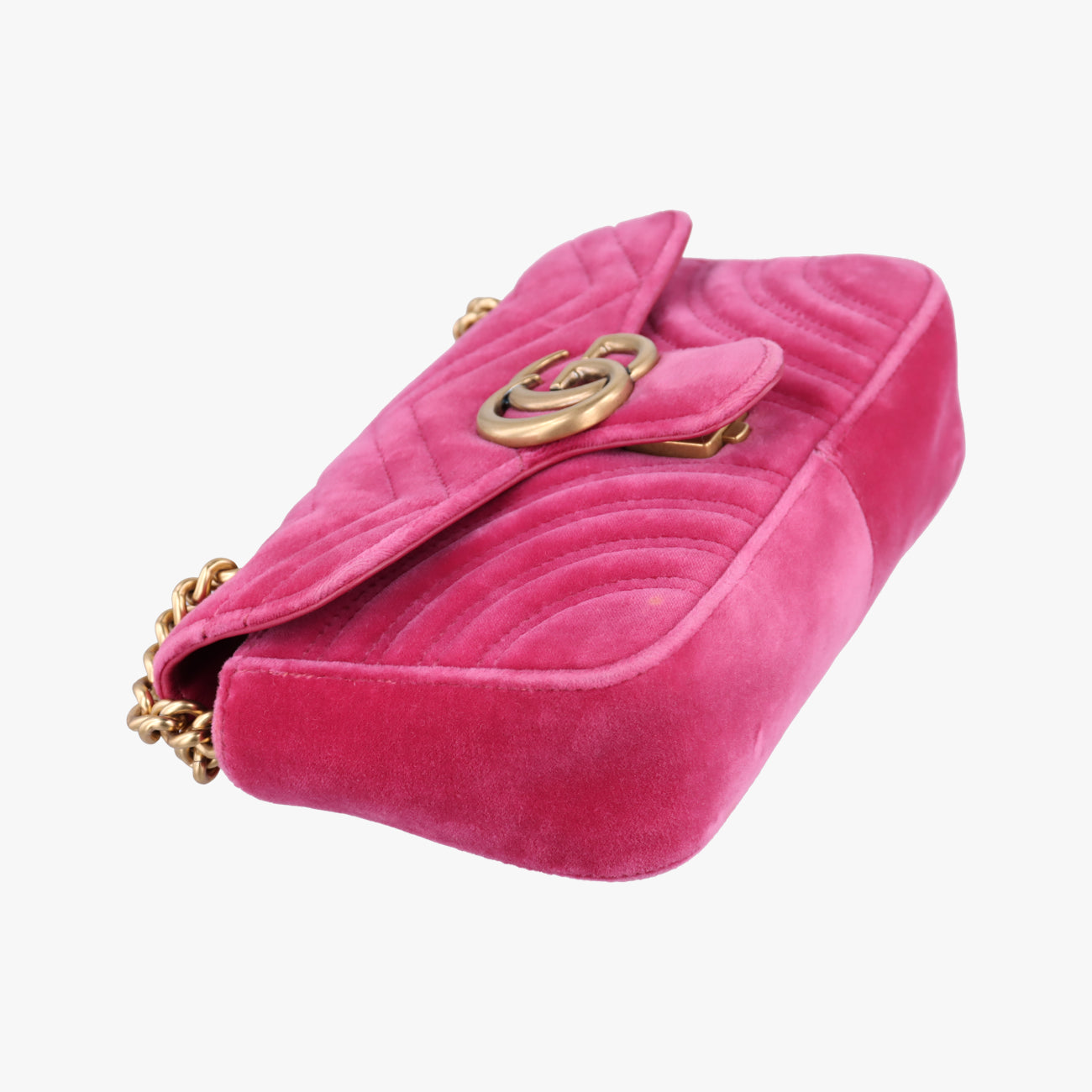 GG Marmont Pink velour 446744 A023545213GGマーモント ピンク ベロア 446744 A023545213