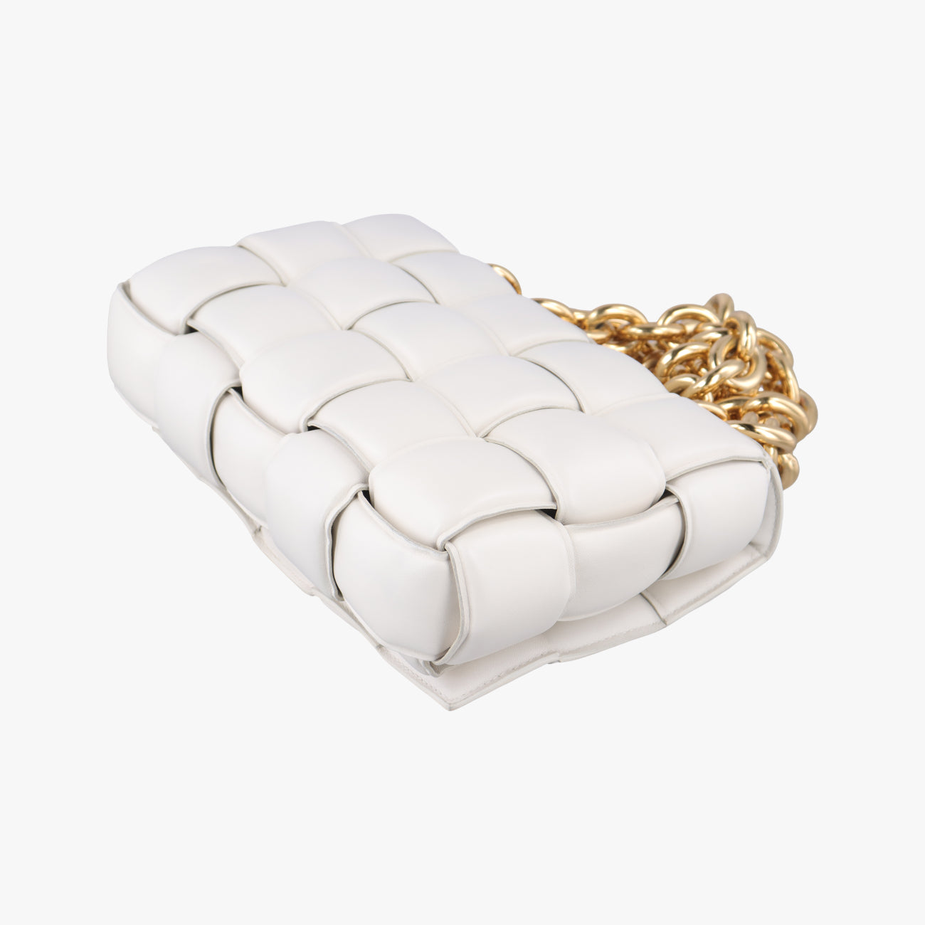 The Chain Cassette White lambskin B09341150Oザ チェーン カセット ホワイト ラムスキン B09341150O