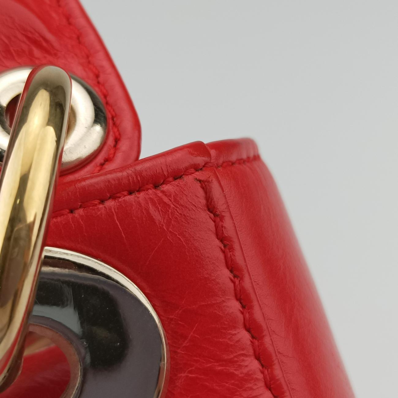 Mini Sequin Lady Dior Red×Multicolour Leather 18-MA-1126ミニ スパンコール レディ ディオール レッド×マルチカラー レザー 18-MA-1126