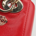 Mini Sequin Lady Dior Red×Multicolour Leather 18-MA-1126ミニ スパンコール レディ ディオール レッド×マルチカラー レザー 18-MA-1126