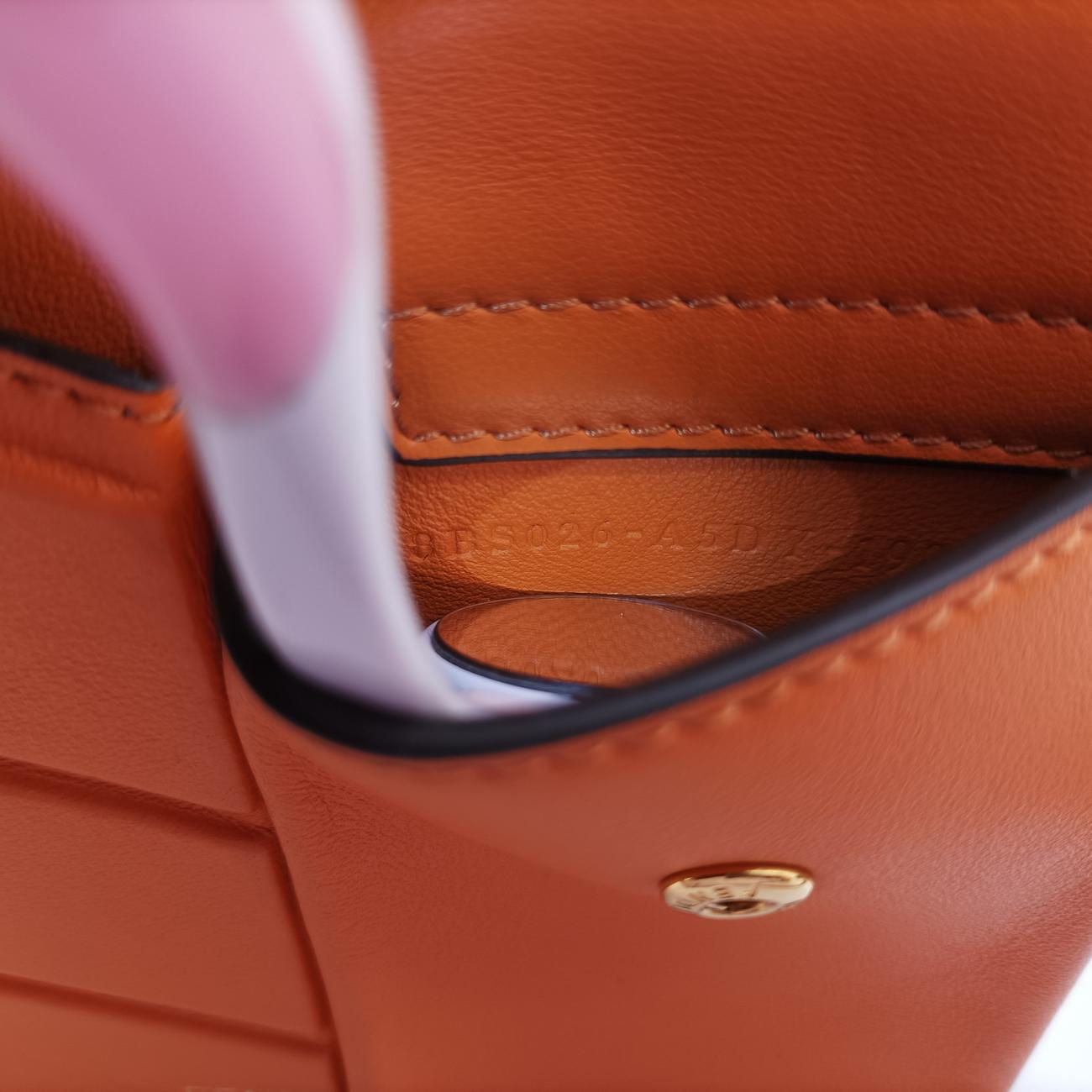 Mini Century Phone Case Orange Leather 8BS026-A5DY-193-0189バスティーン ミニ センチュリー フォンケース オレンジ レザー 8BS026 8BS026-A5DY-193-0189