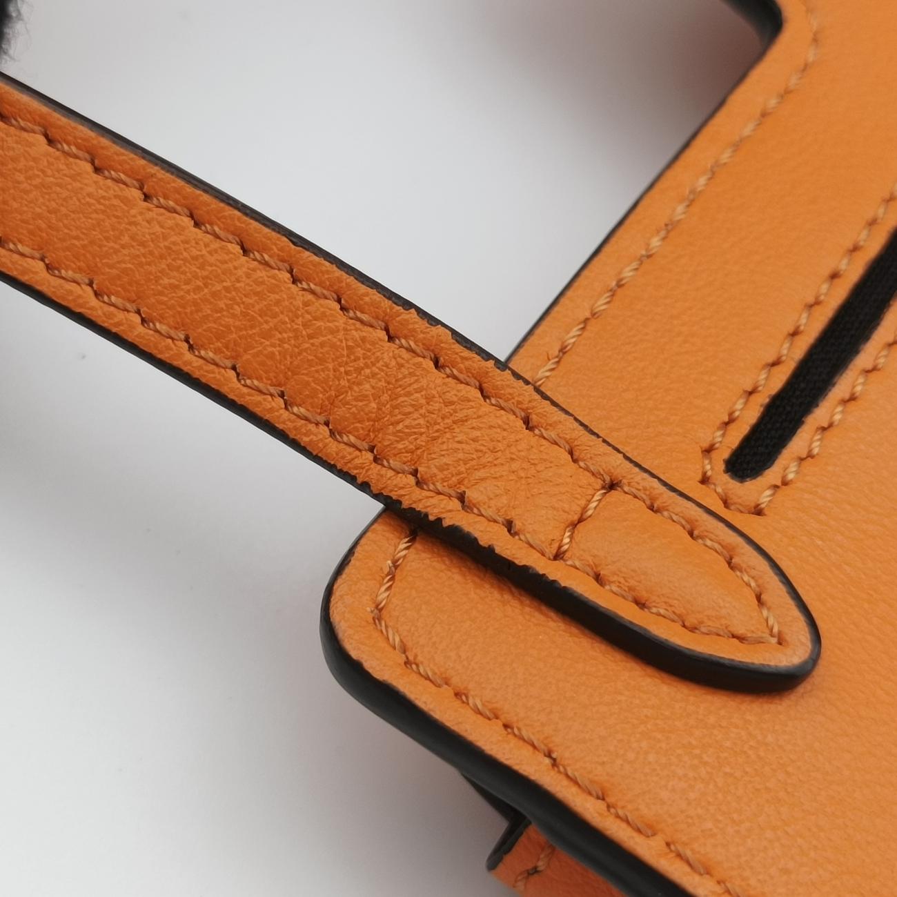 Mini Century Phone Case Orange Leather 8BS026-A5DY-193-0189バスティーン ミニ センチュリー フォンケース オレンジ レザー 8BS026 8BS026-A5DY-193-0189