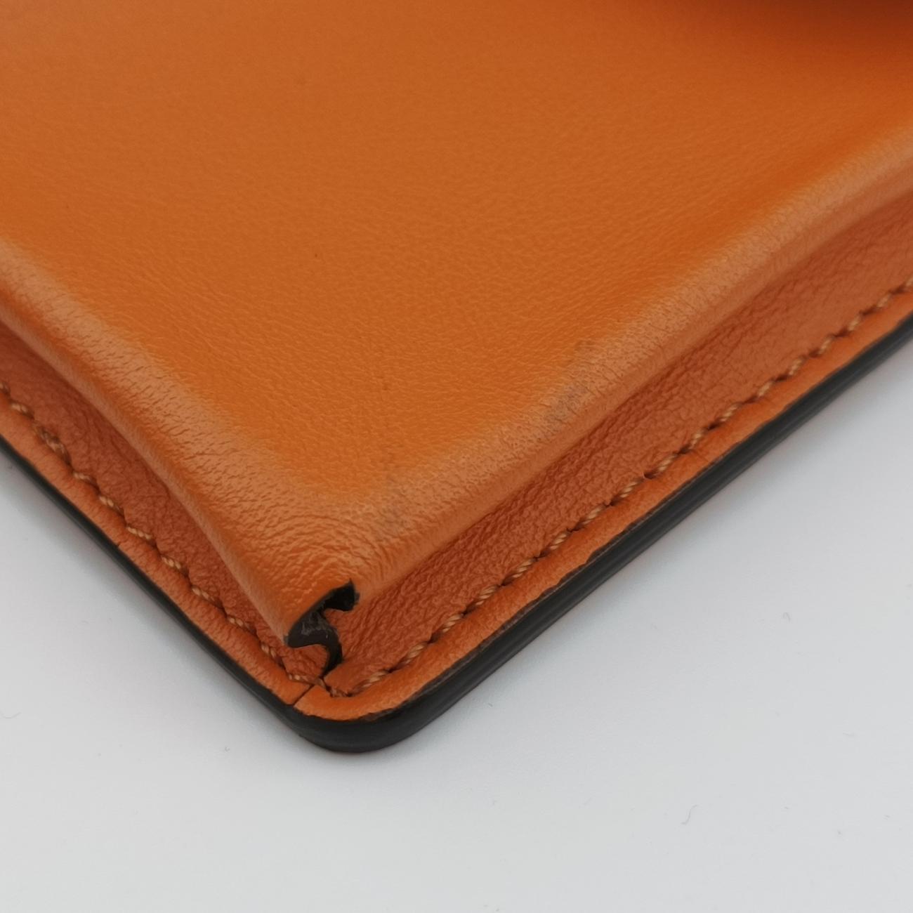 Mini Century Phone Case Orange Leather 8BS026-A5DY-193-0189バスティーン ミニ センチュリー フォンケース オレンジ レザー 8BS026 8BS026-A5DY-193-0189