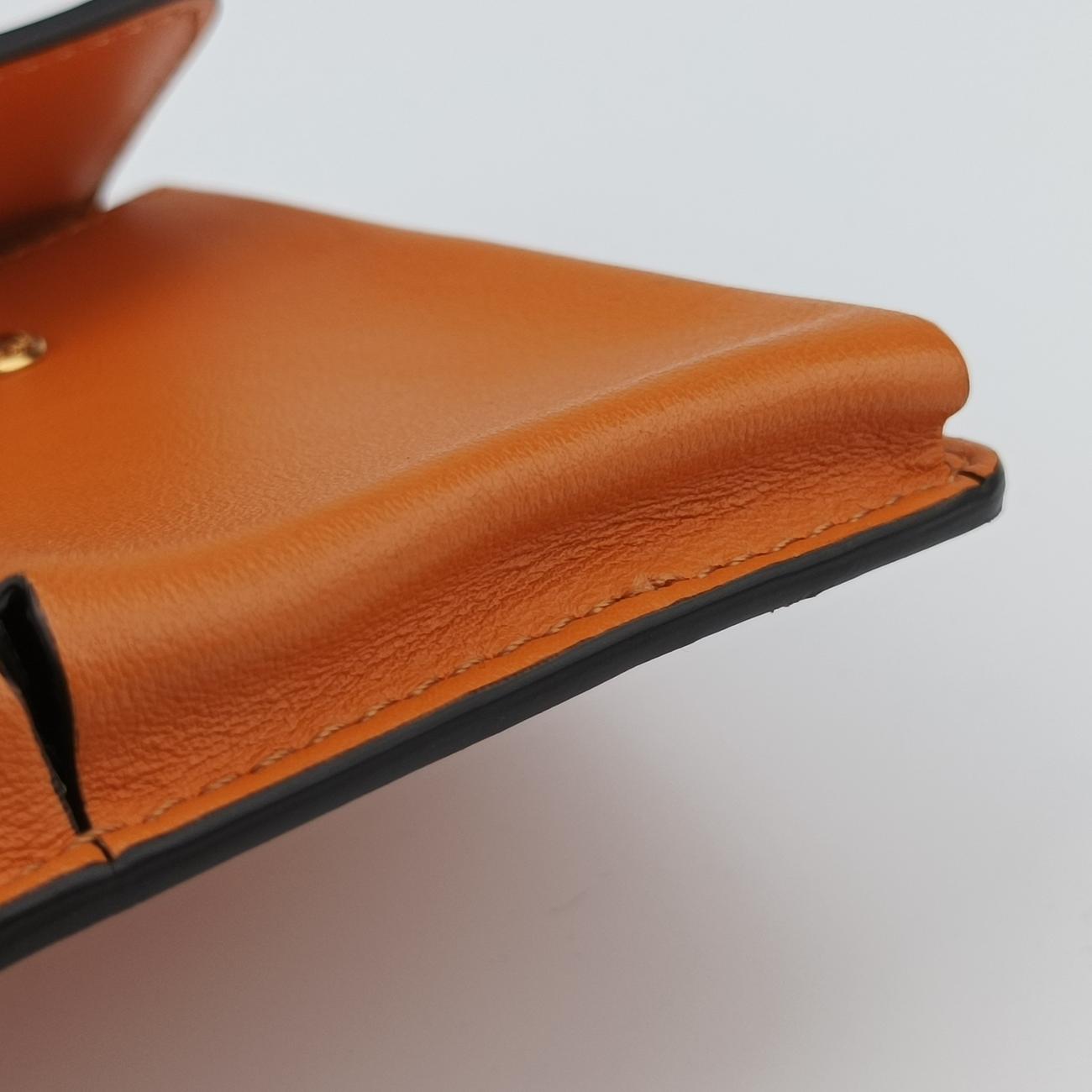 Mini Century Phone Case Orange Leather 8BS026-A5DY-193-0189バスティーン ミニ センチュリー フォンケース オレンジ レザー 8BS026 8BS026-A5DY-193-0189