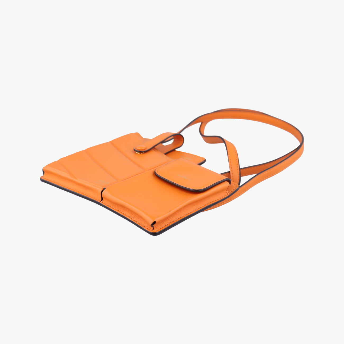 Mini Century Phone Case Orange Leather 8BS026-A5DY-193-0189バスティーン ミニ センチュリー フォンケース オレンジ レザー 8BS026 8BS026-A5DY-193-0189