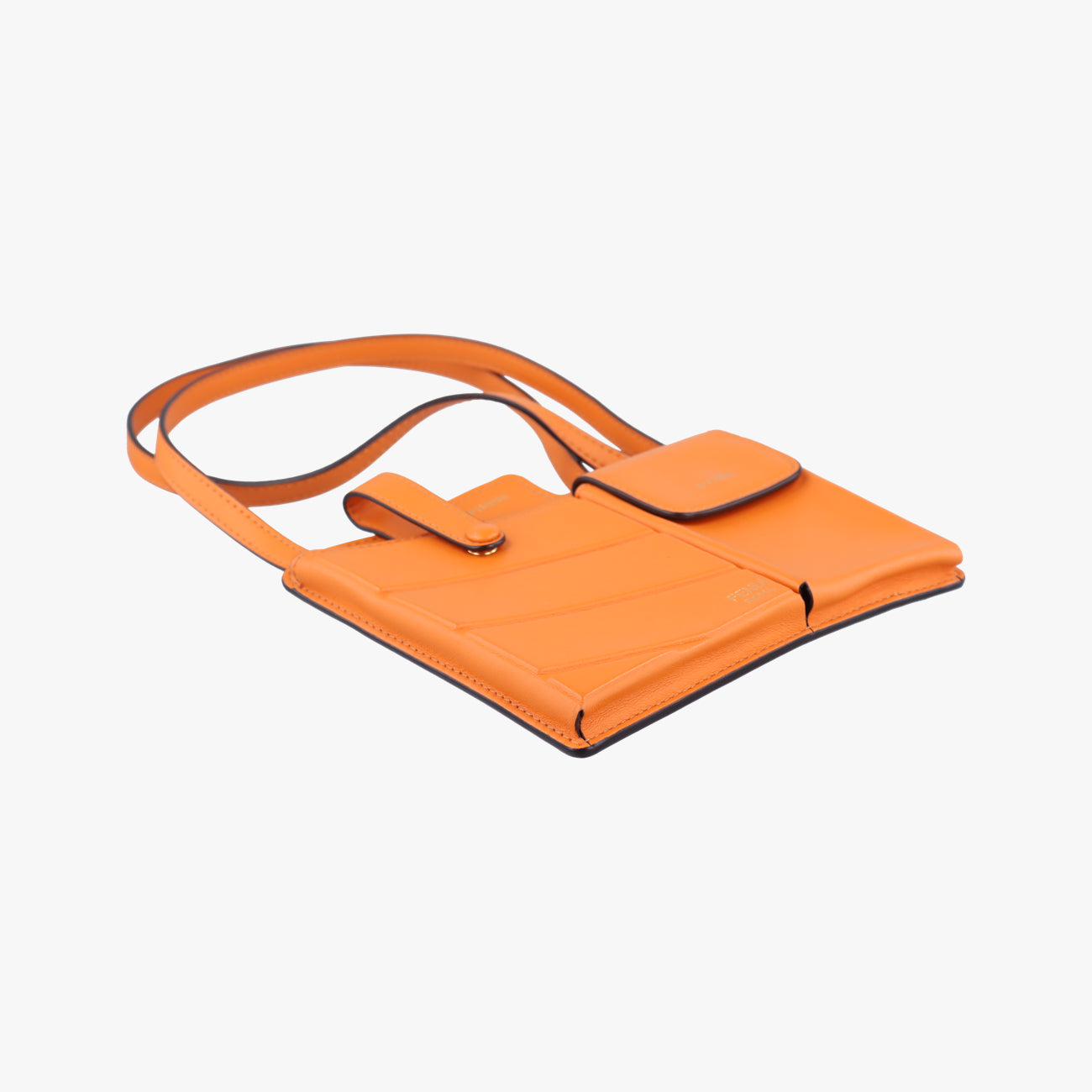 Mini Century Phone Case Orange Leather 8BS026-A5DY-193-0189バスティーン ミニ センチュリー フォンケース オレンジ レザー 8BS026 8BS026-A5DY-193-0189