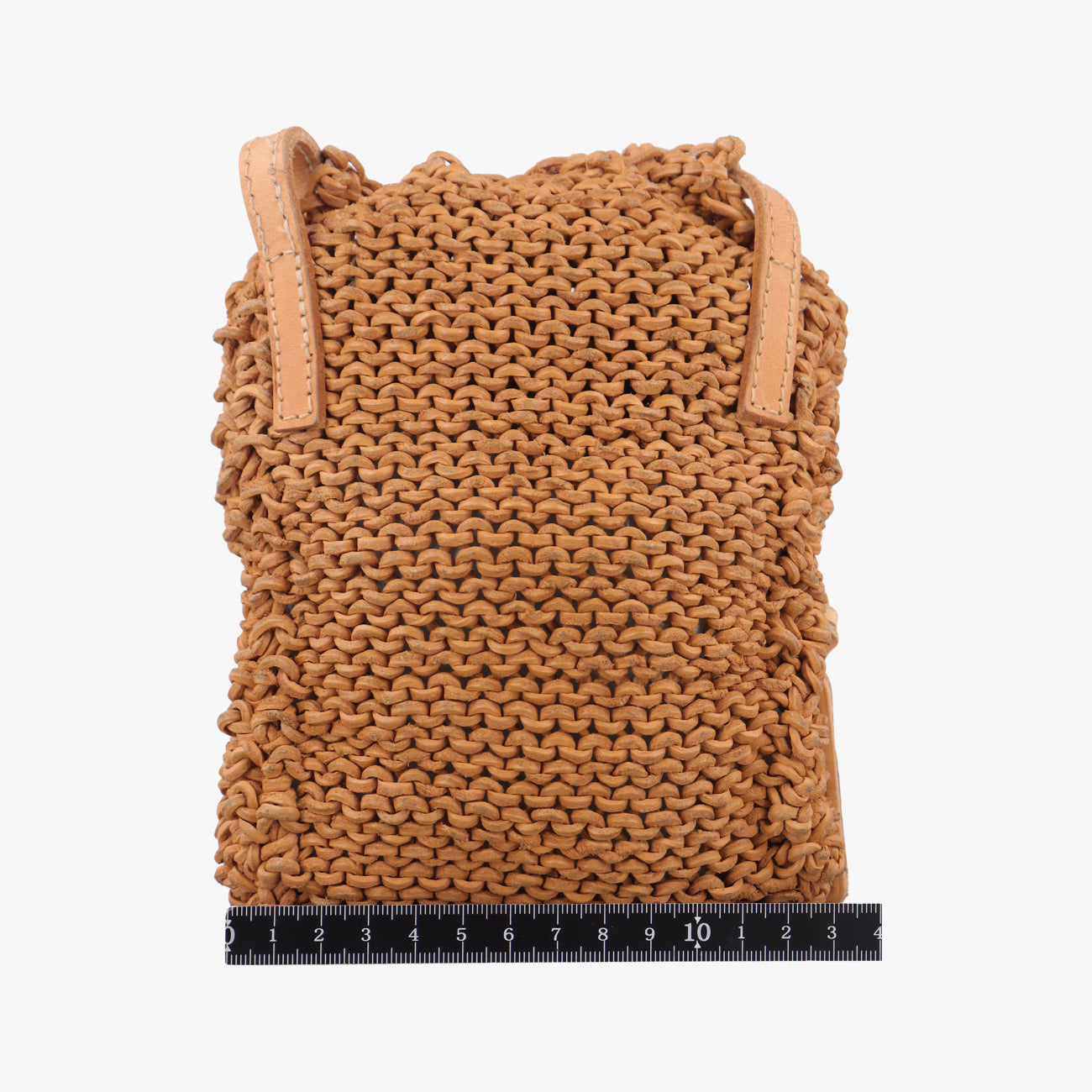 Pochette LogoBrownLeatherA147016156097ポシェット ロゴブラウン レザーA147016156097