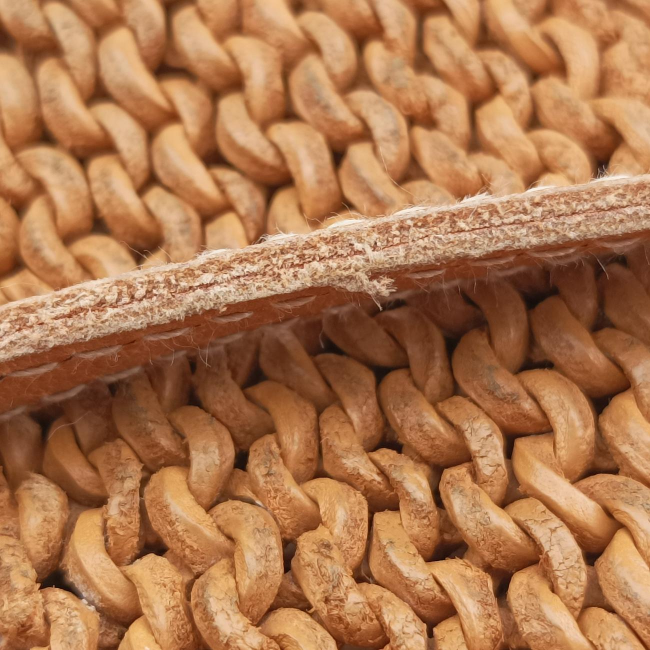 Pochette LogoBrownLeatherA147016156097ポシェット ロゴブラウン レザーA147016156097