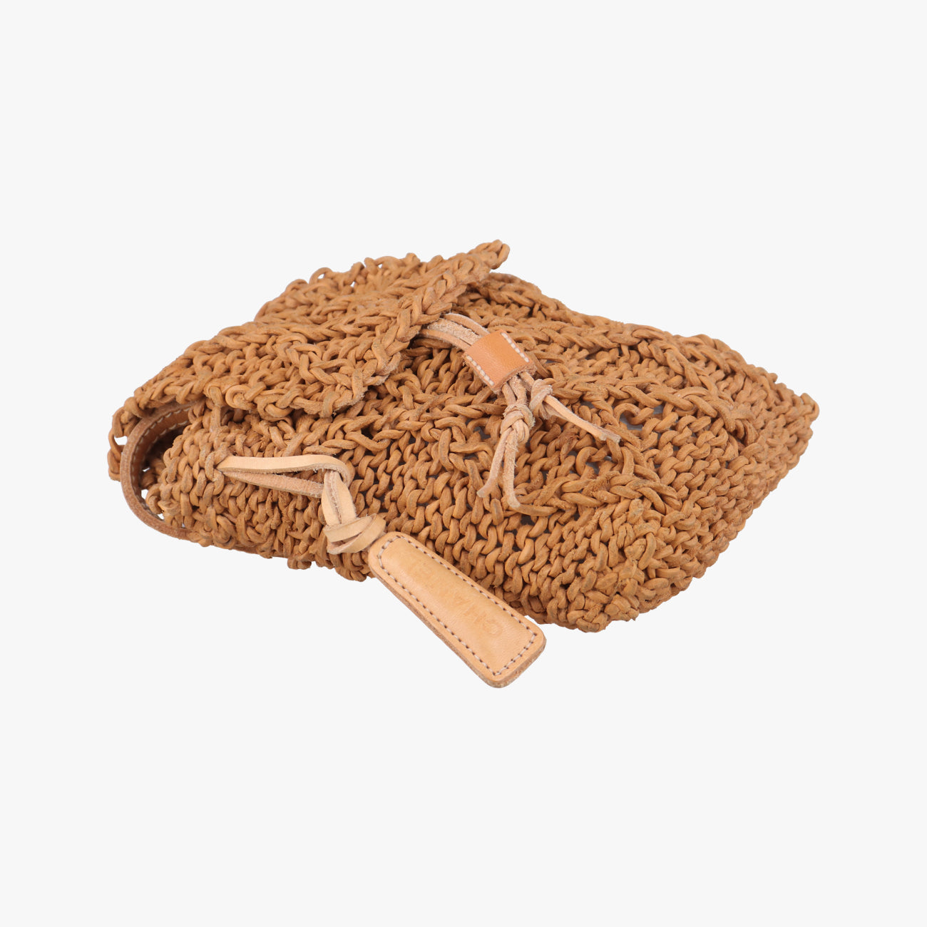 Pochette LogoBrownLeatherA147016156097ポシェット ロゴブラウン レザーA147016156097