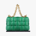 The Chain Cassette Green lambskin B09392158Tザ チェーン カセット グリーン ラムスキン B09392158T