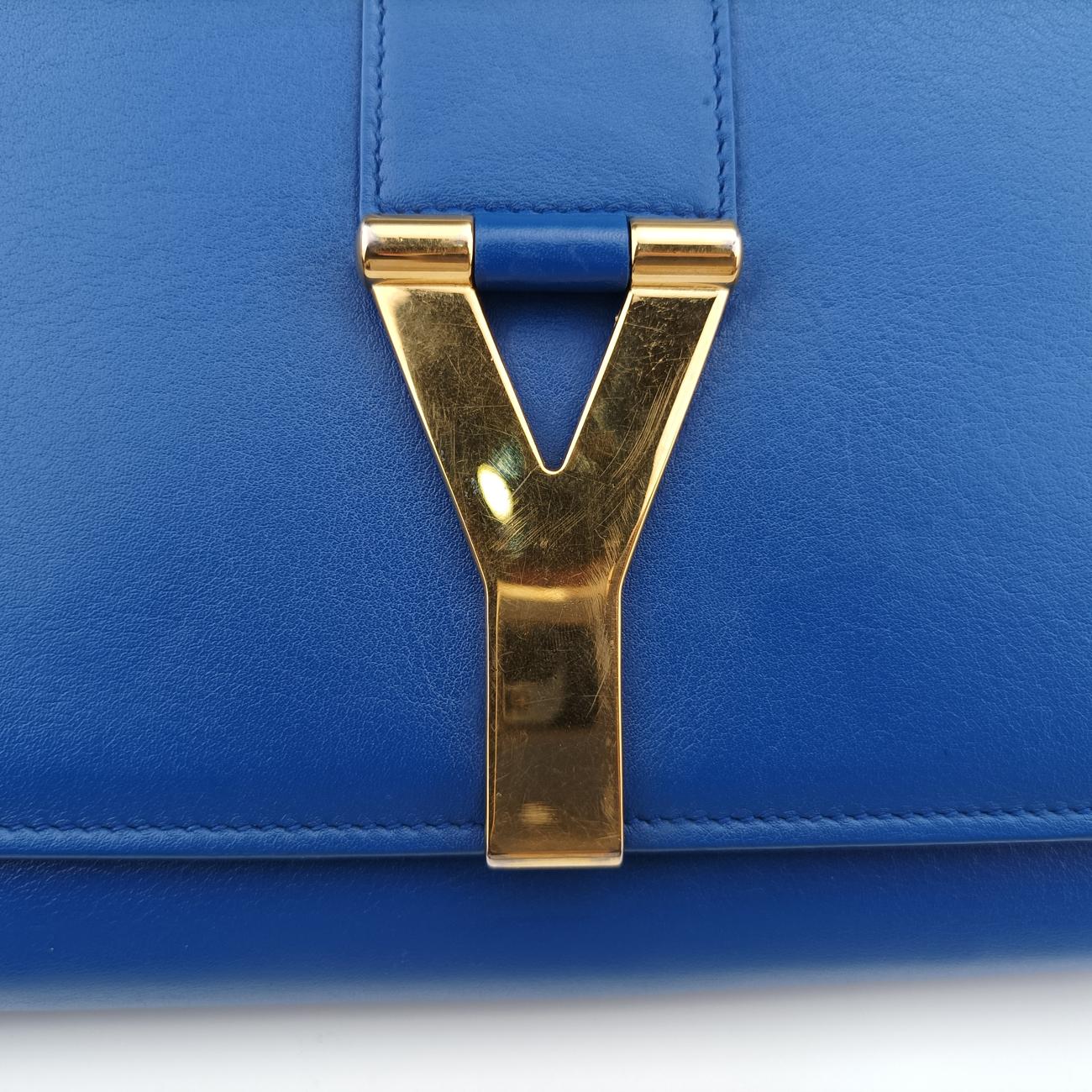 Y Ligne Blue Leather 348117 GNC348117.0314Yライン ブルー レザー 348117 GNC348117.0314