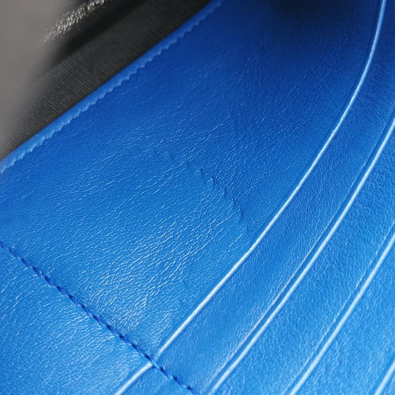 Y Ligne Blue Leather 348117 GNC348117.0314Yライン ブルー レザー 348117 GNC348117.0314