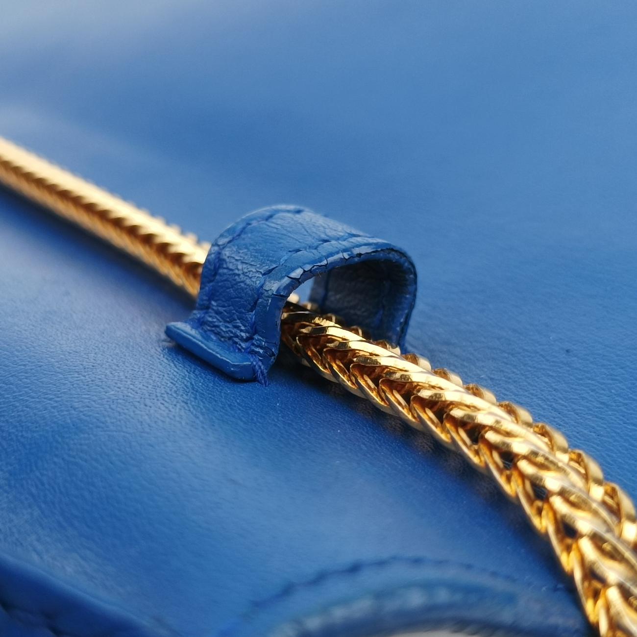 Y Ligne Blue Leather 348117 GNC348117.0314Yライン ブルー レザー 348117 GNC348117.0314