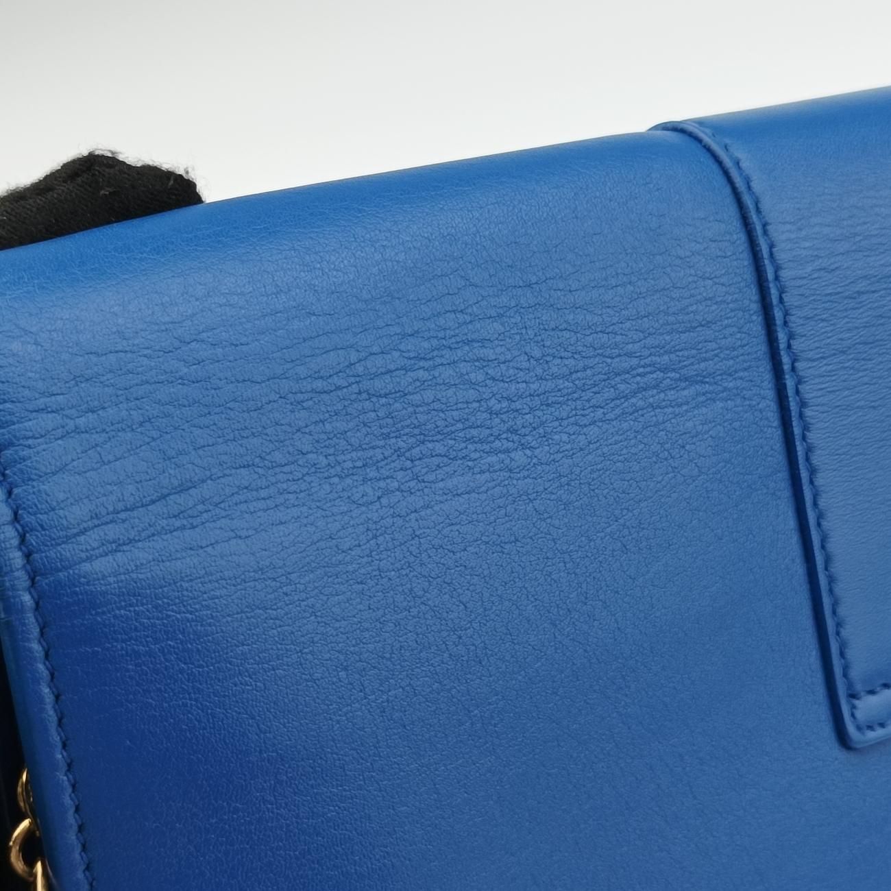 Y Ligne Blue Leather 348117 GNC348117.0314Yライン ブルー レザー 348117 GNC348117.0314